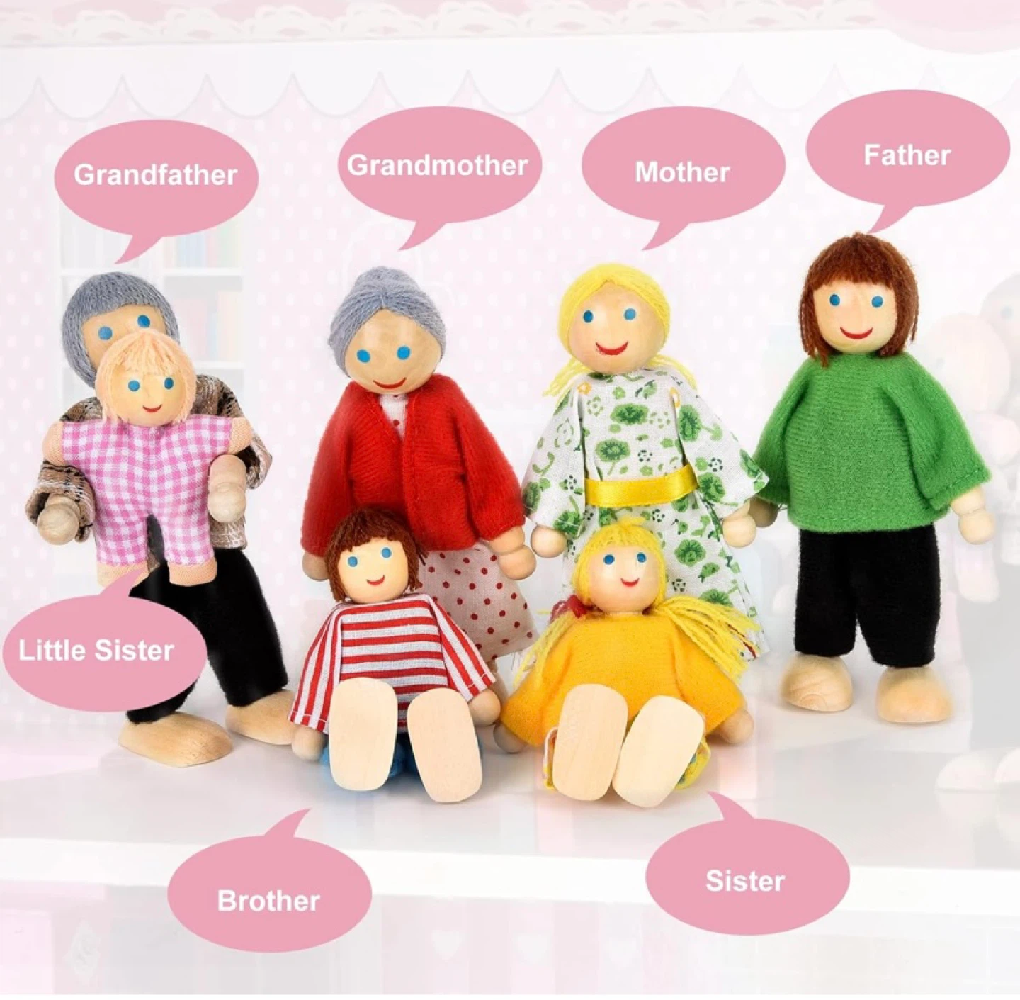 New Wooden Dolls and Dollhouse Furniture - photo 4