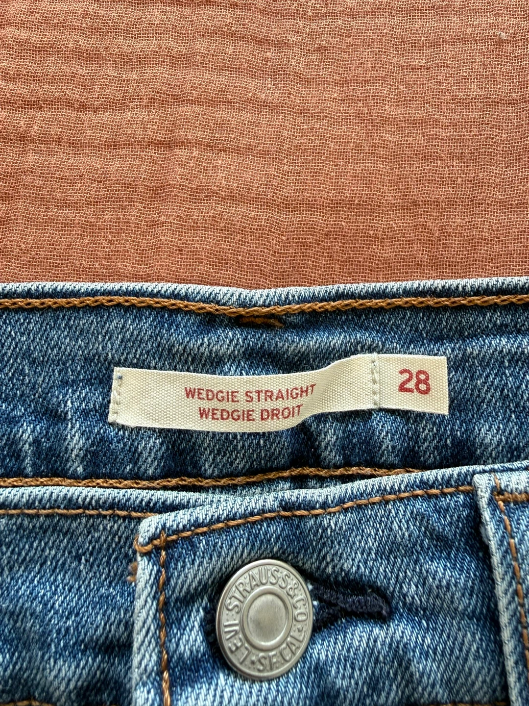 Levi's Wedgie Straight Jeans Size 28 - photo 3