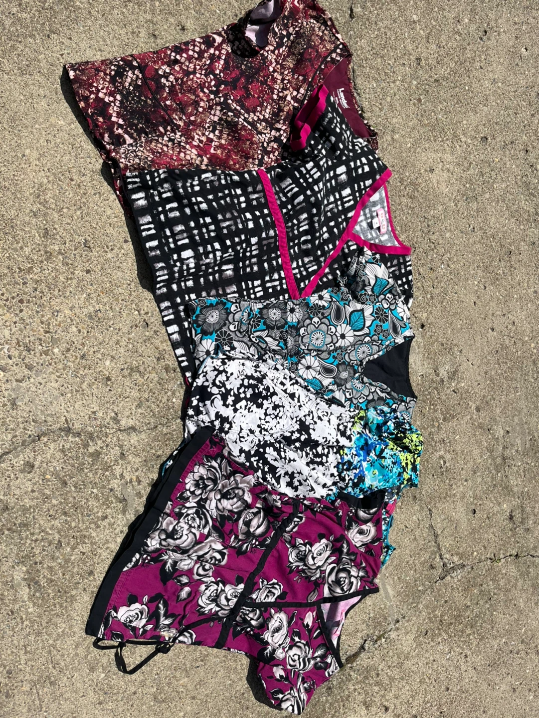 Assorted Women's scrub tops