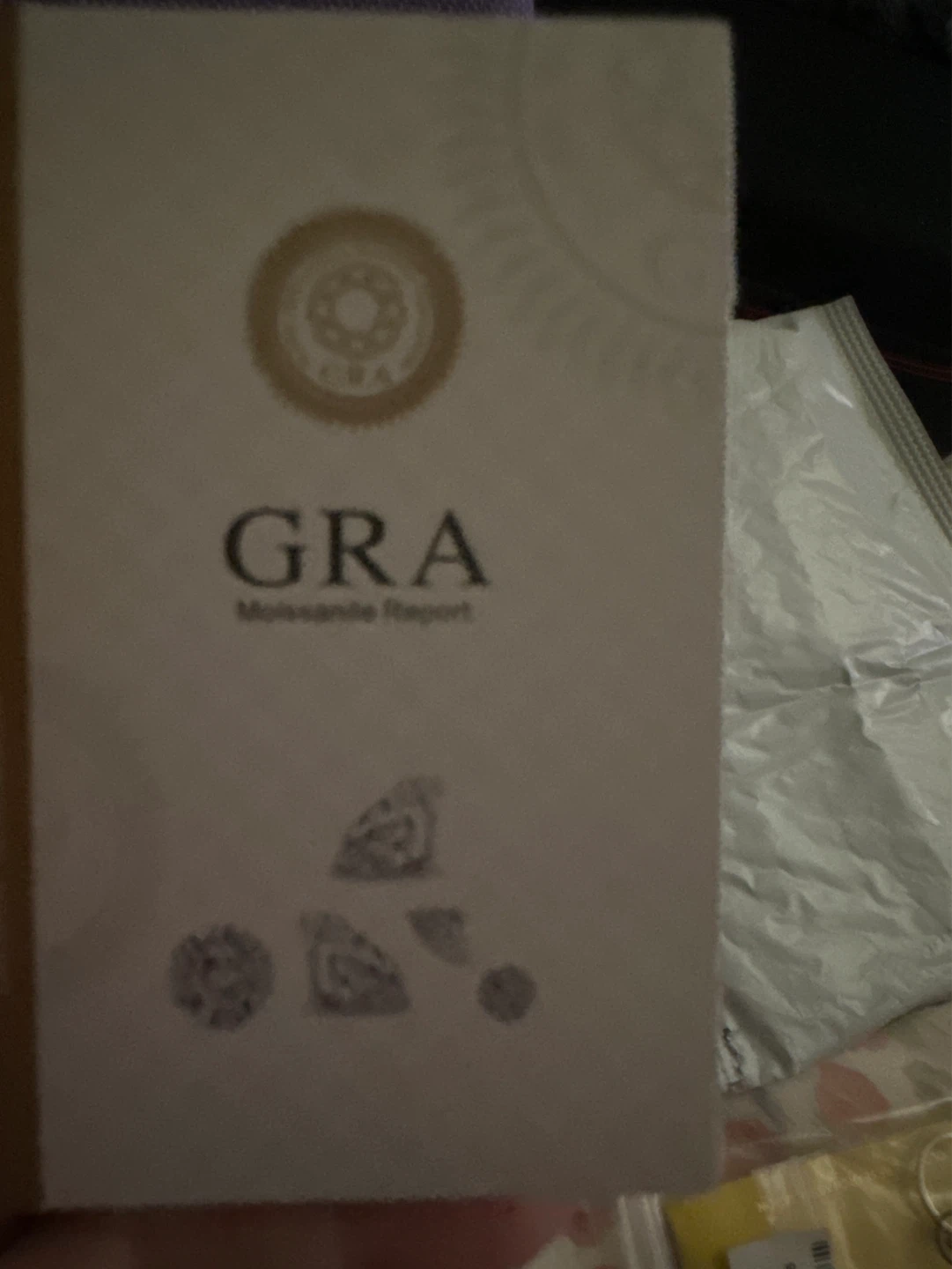 GRA Moissanite Ring Size 10 - photo 5