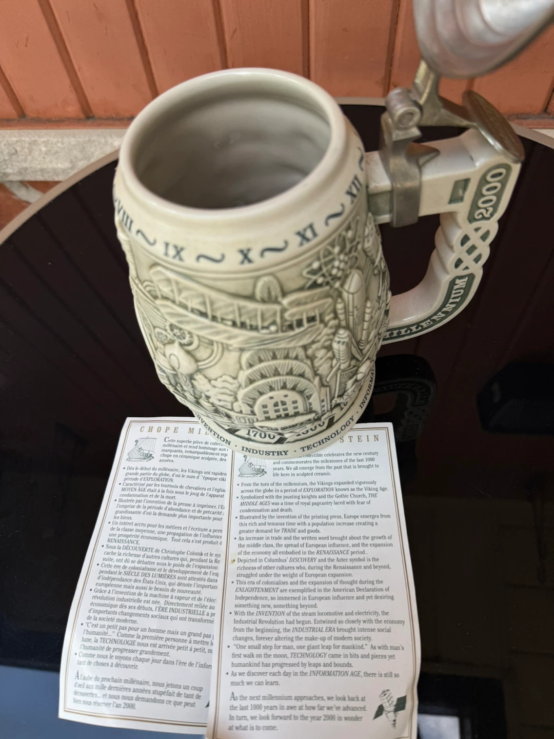 Millennium Collector's Stein 1000 Years of History - photo 2