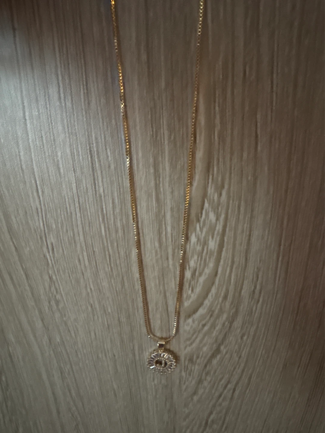 ⚽️ 18K Gold initial "J" necklace with CZ  stones - photo 4