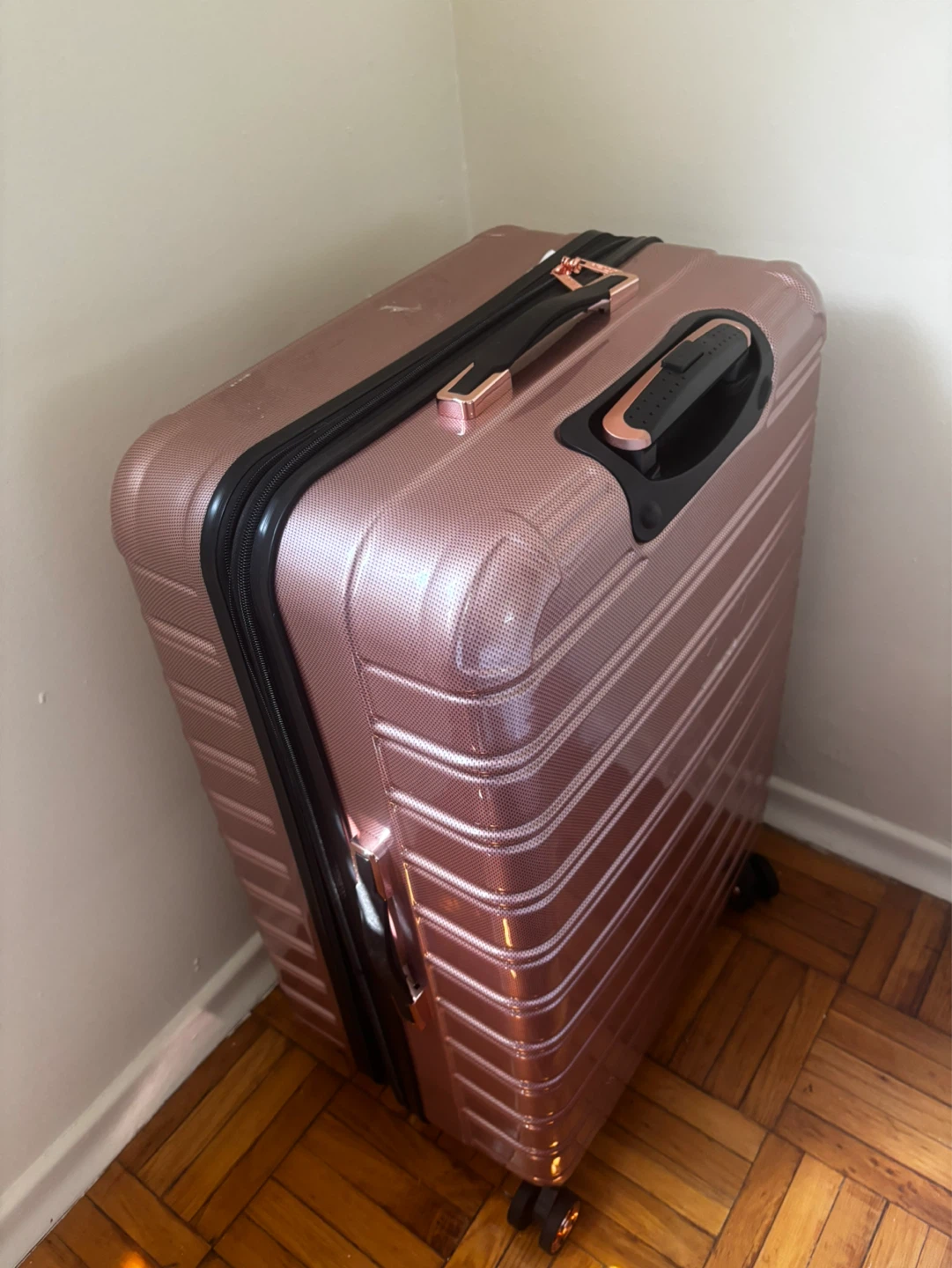 Rose Gold Hard-Shell Luggage - 30”