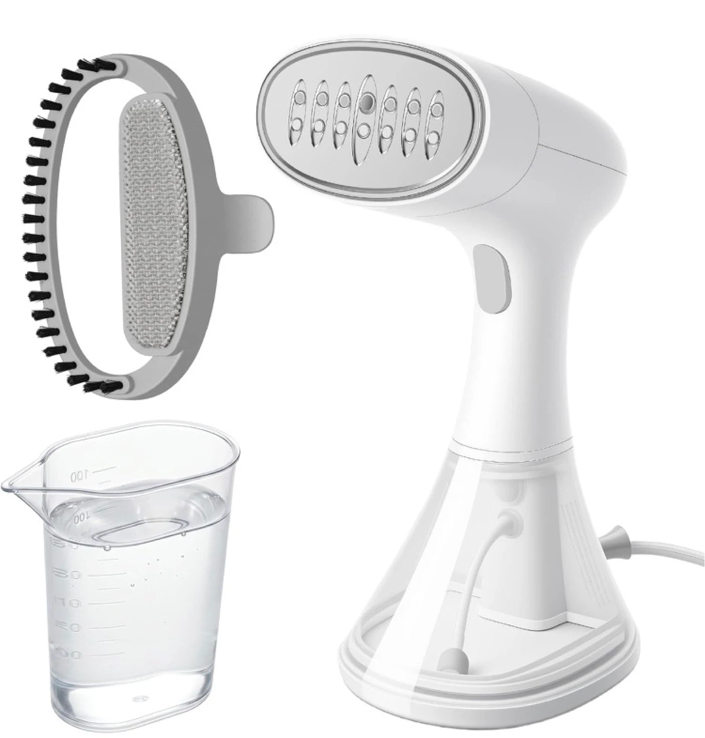 White Portable Handheld Garment Steamer