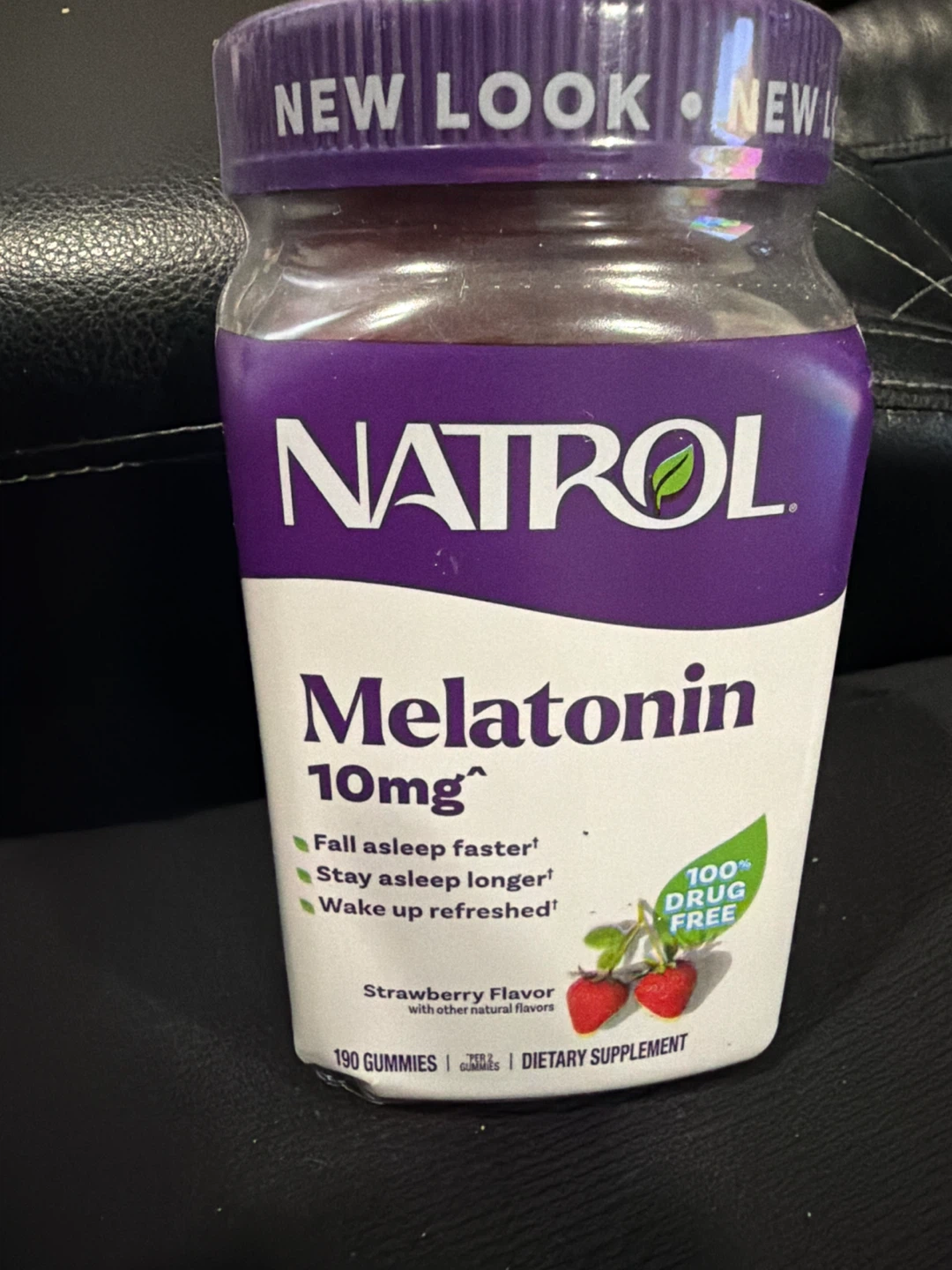Natrol Melatonin 10mg Strawberry Gummies (190 Count)