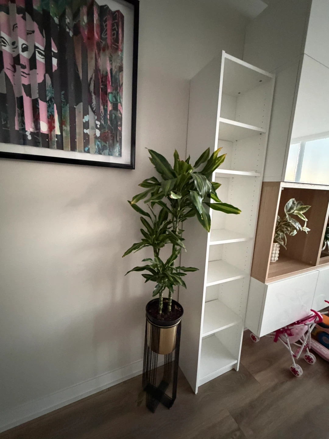 White Tall Bookshelf