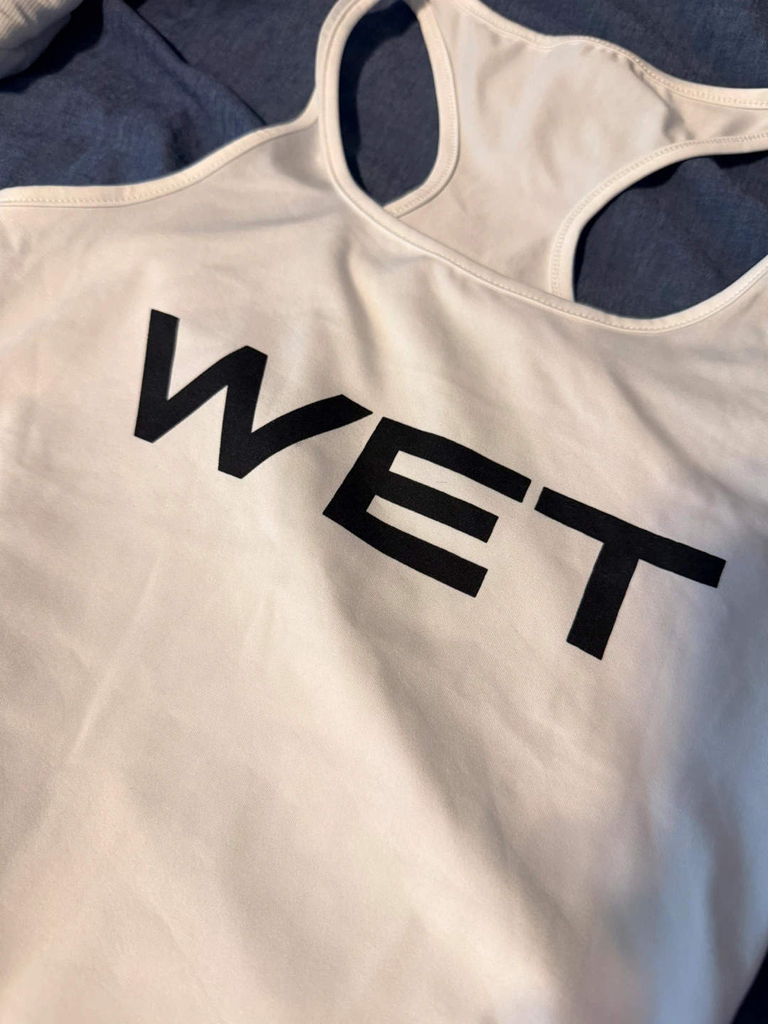 White 'WET' Bodysuit - photo 3