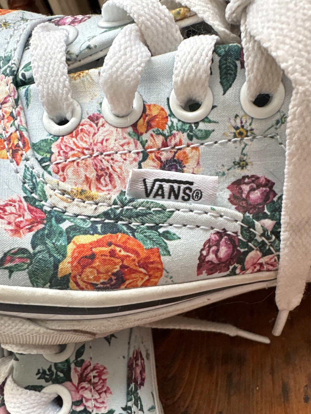 Vans Floral Print Lace-Up Sneakers - photo 2