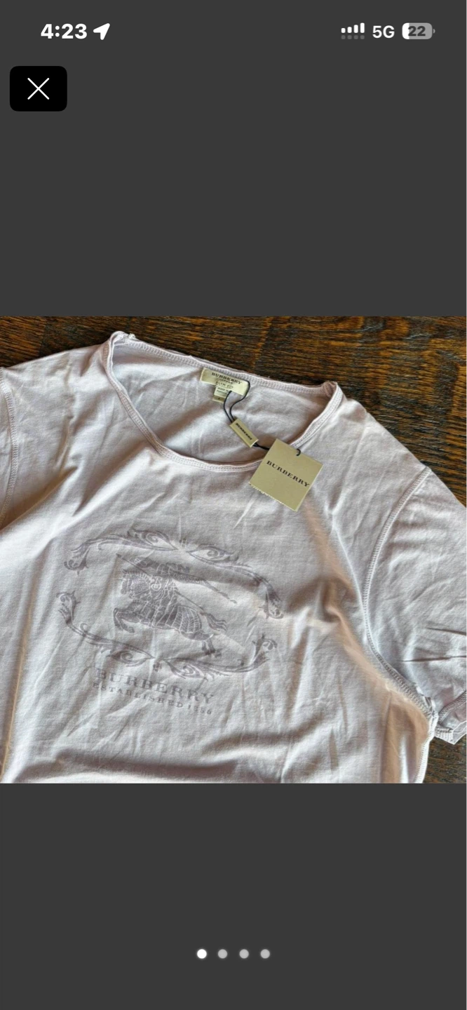 Burberry Short Sleeve Logo T-Shirt  ⚽️