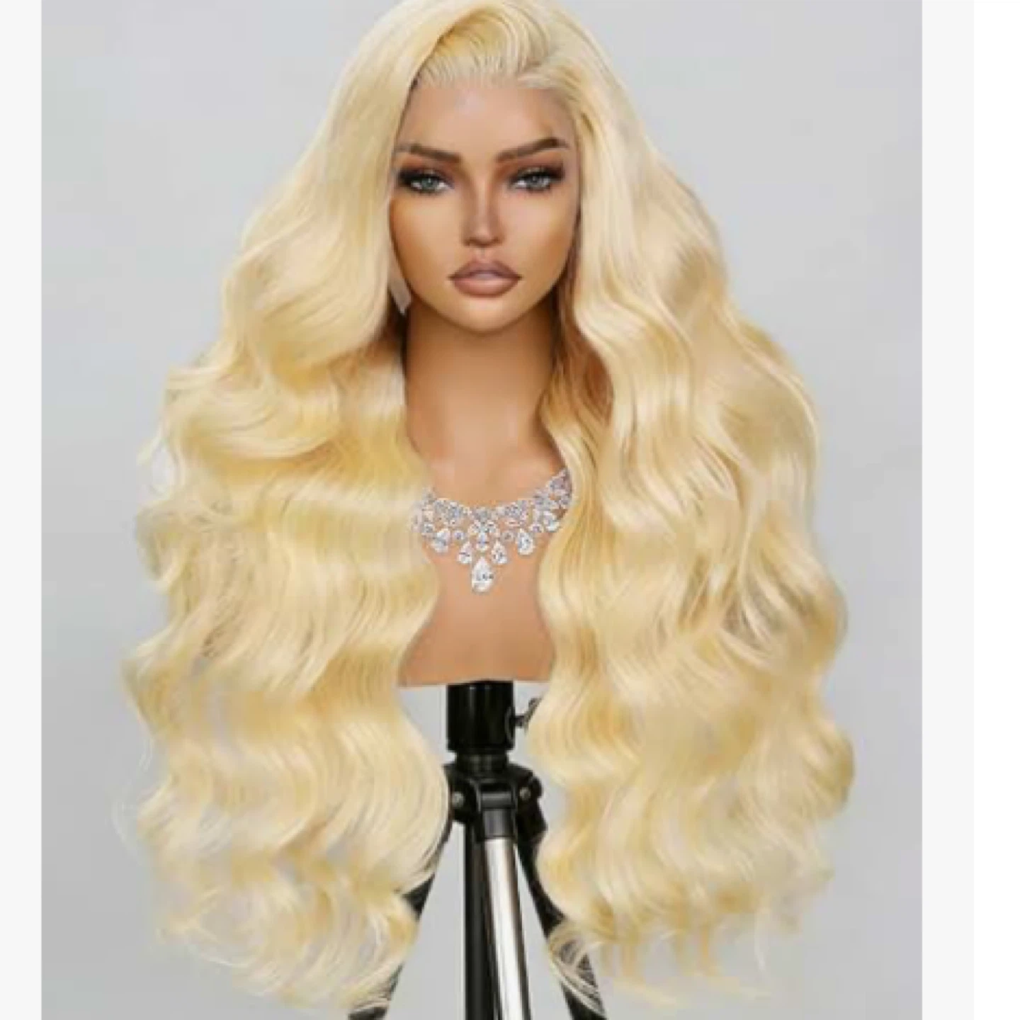 ⚽️Long Blonde Body Wave Lace Front Wig
