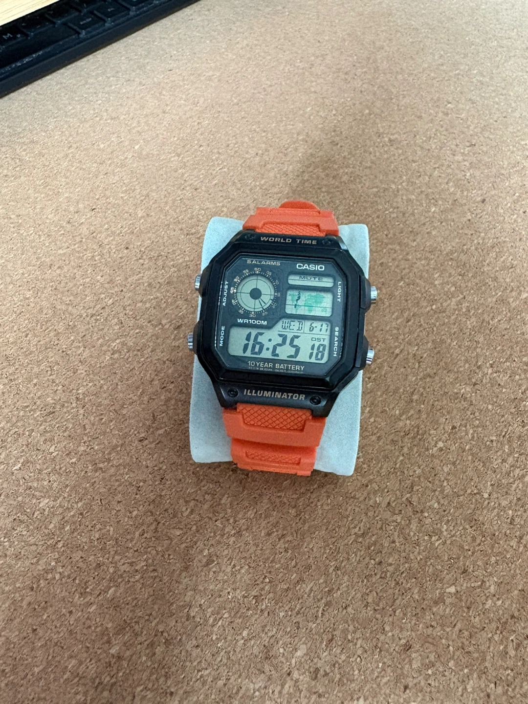 Casio AE-1200WH Digital Watch Orange
