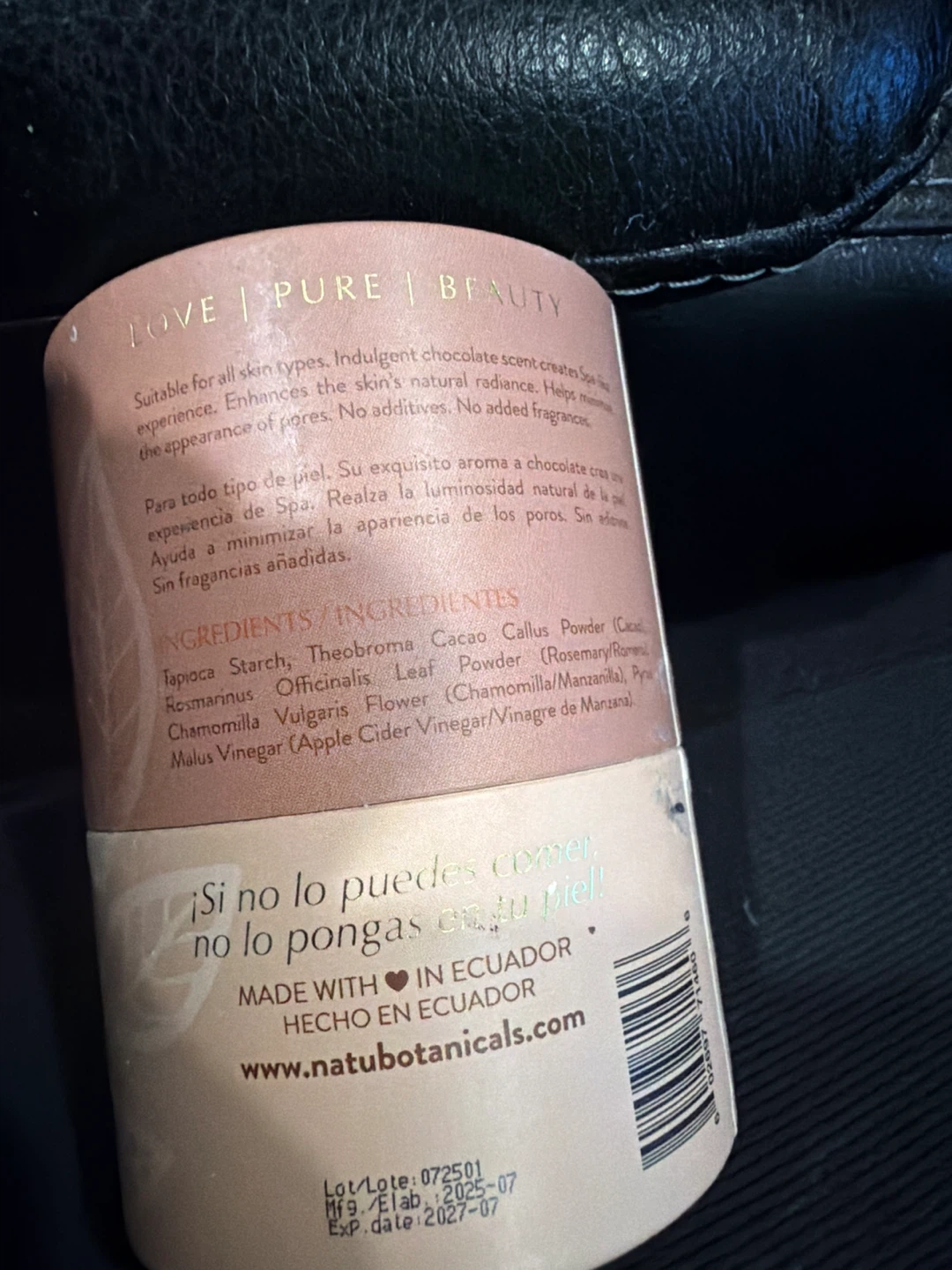 Natu Botanicals Cacao Face Mask - Revitalizing - photo 3