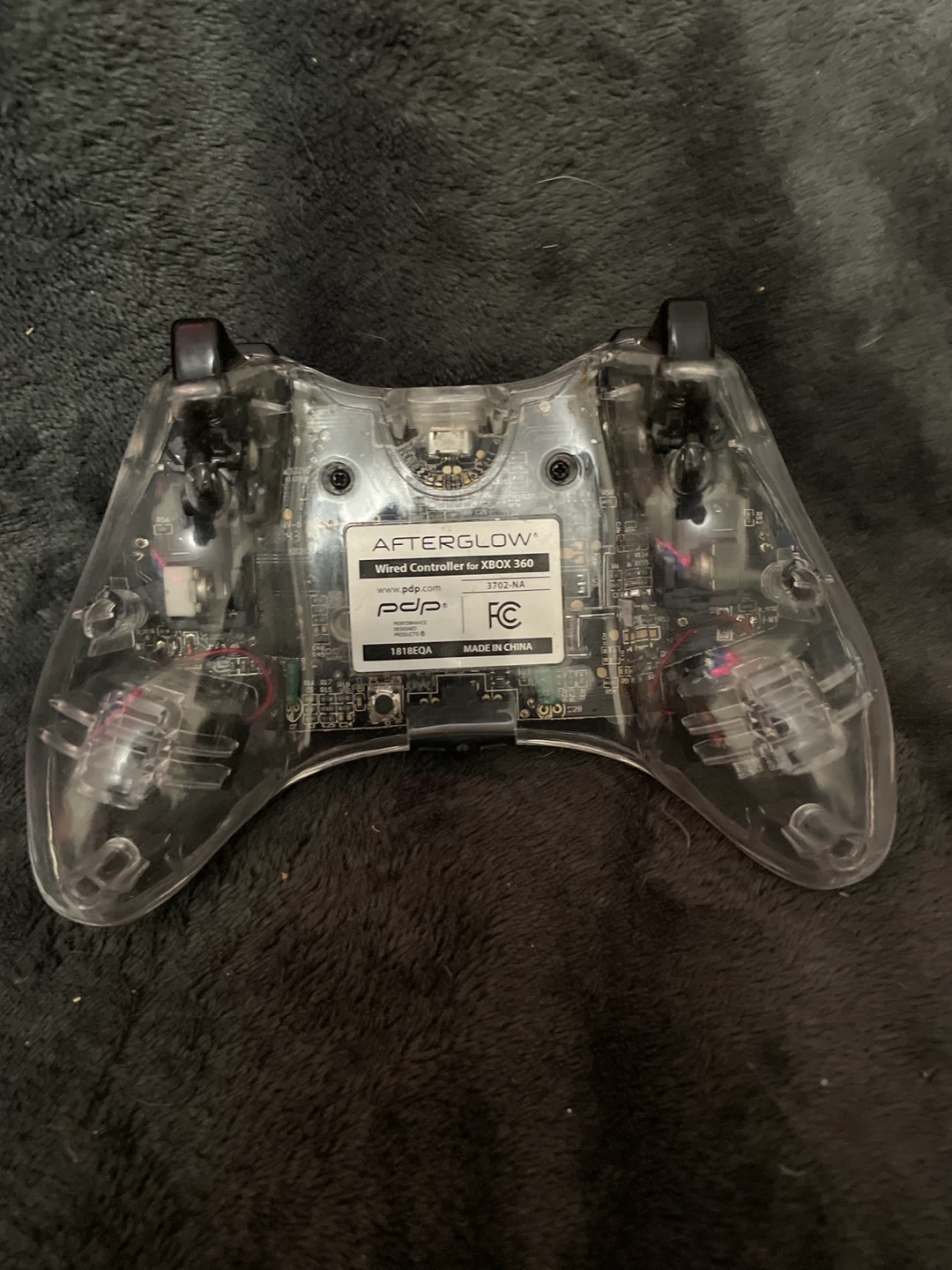 Clear Afterglow Xbox 360 Controller ⚽ - photo 2