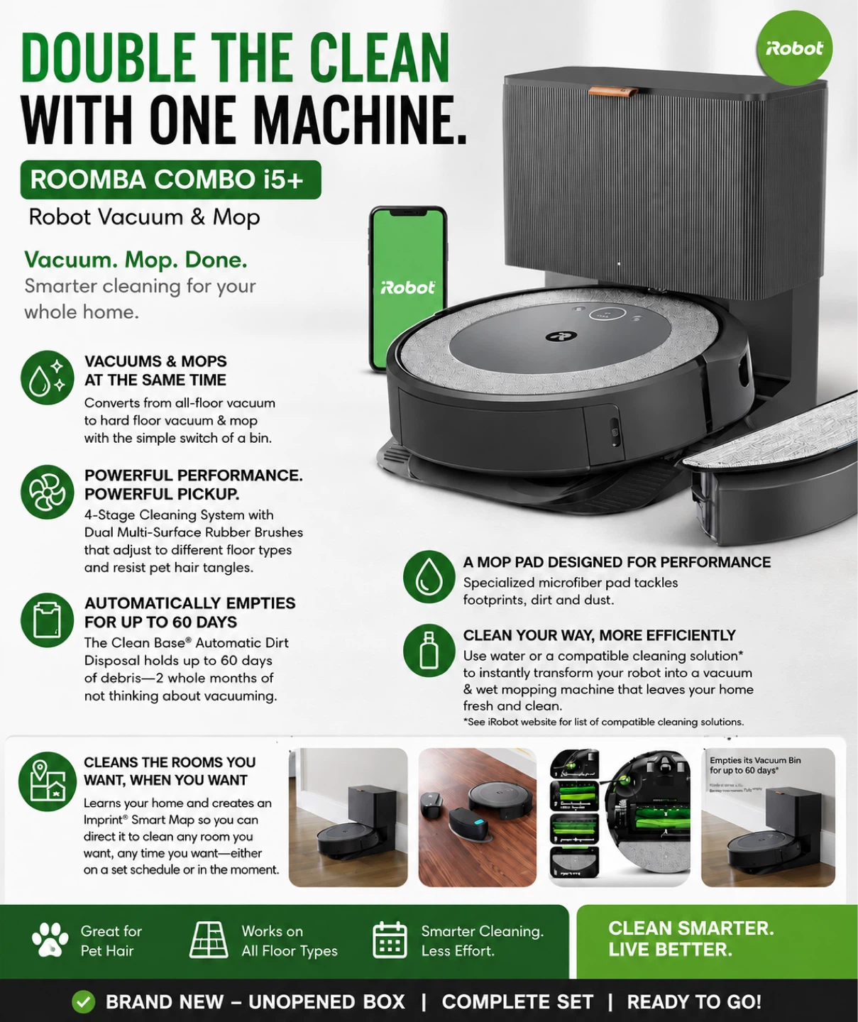 Roomba IRobot mop vac