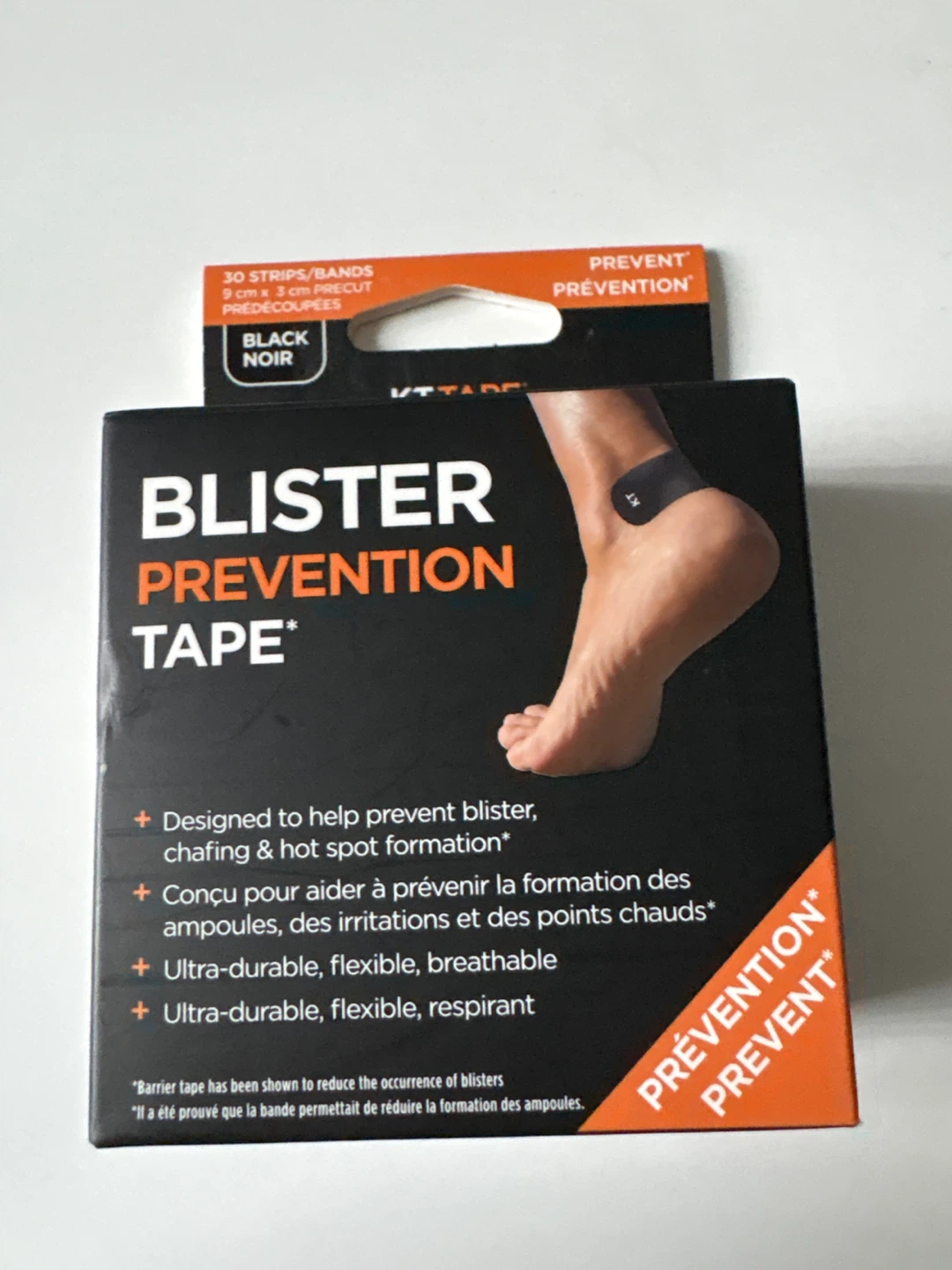 KT Tape Blister Prevention Tape - Black