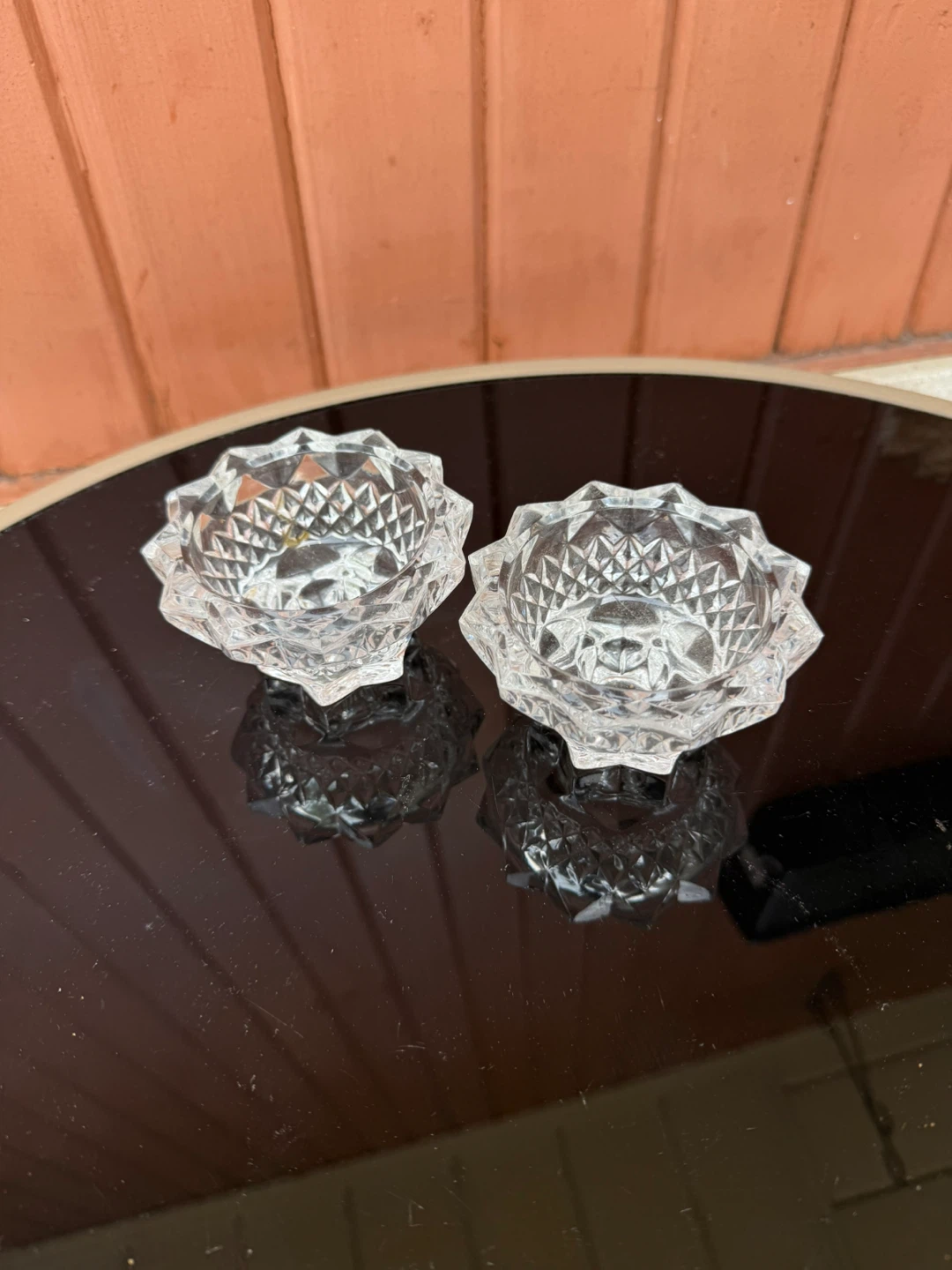 Set of 4 Clear Glass Star-Shaped Trinket Dishes - photo 2