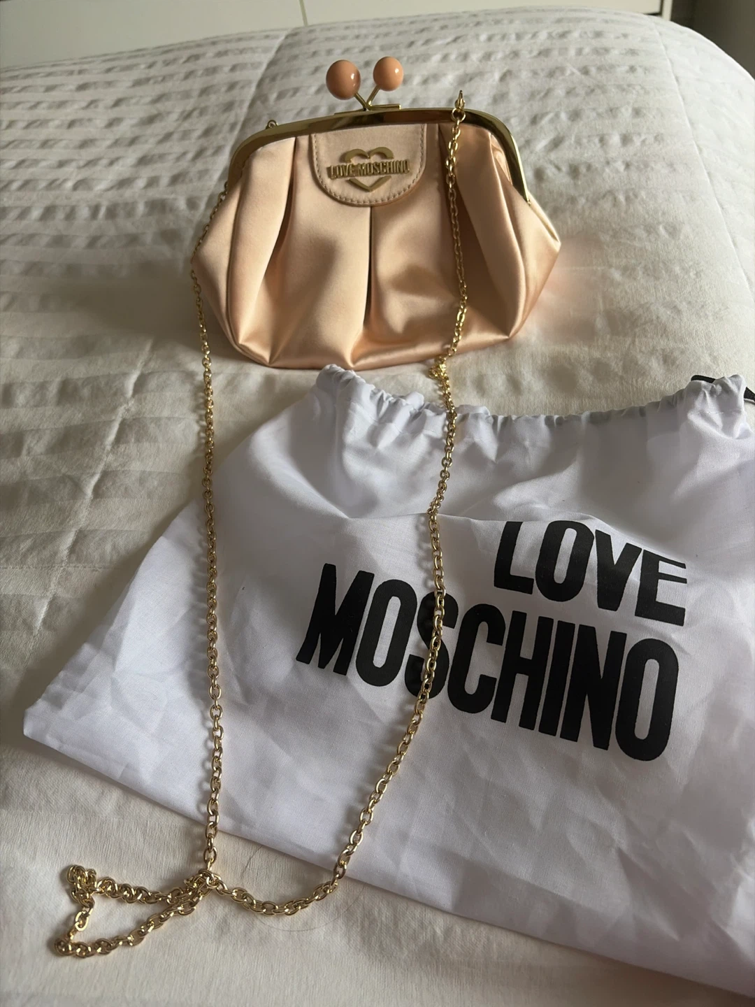 Love Moschino Clutch Bag with Chain - photo 2