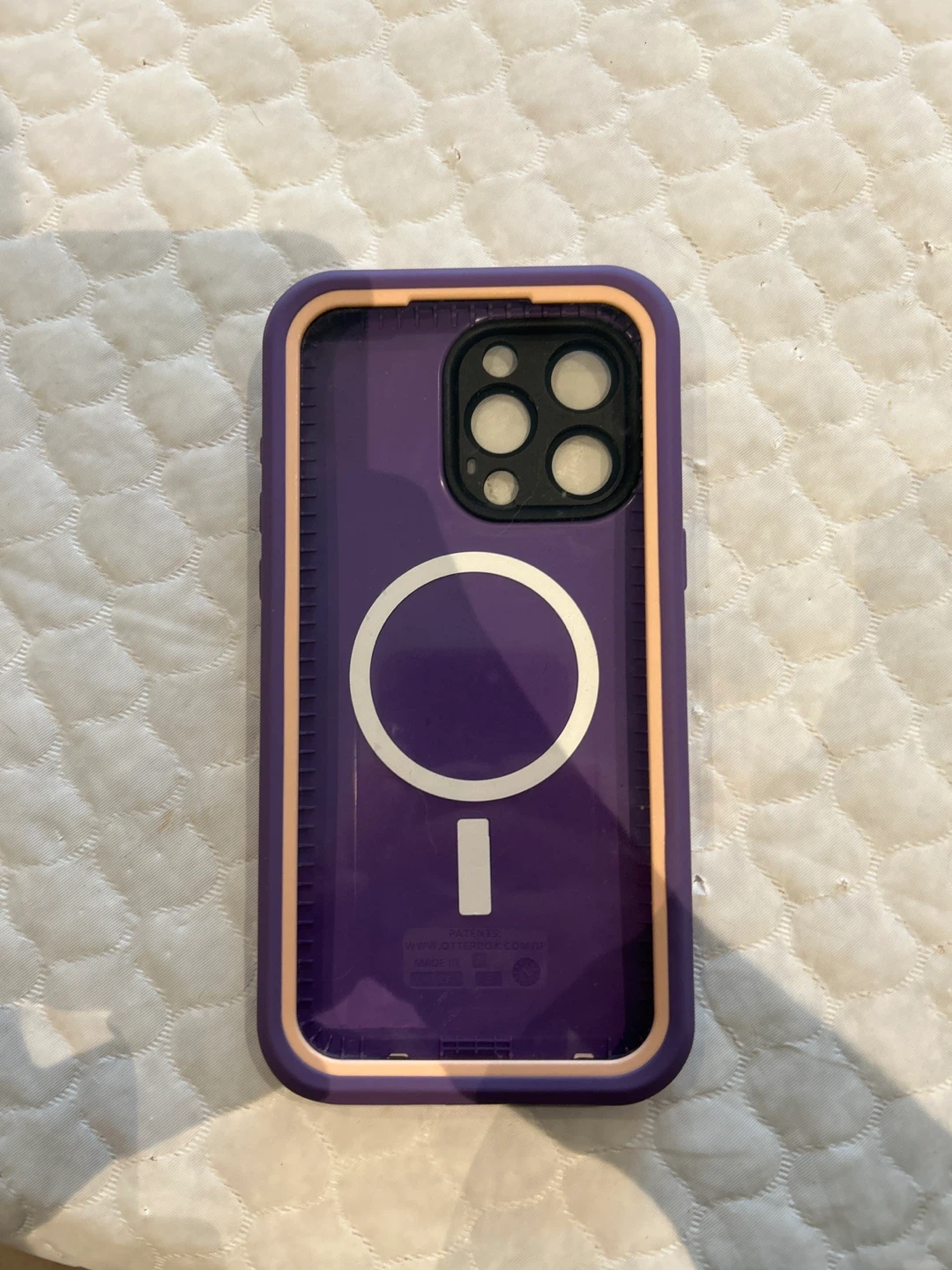 OtterBox Purple Phone Case for iPhone 15 Pro Max - photo 2
