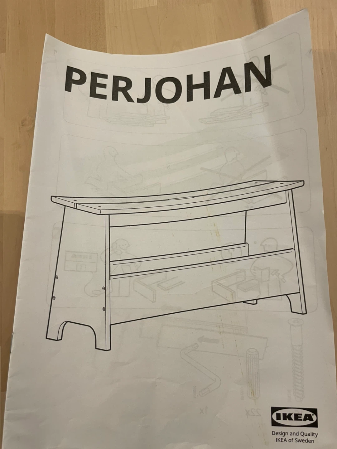 IKEA PERJOHAN Wooden Bench - photo 5