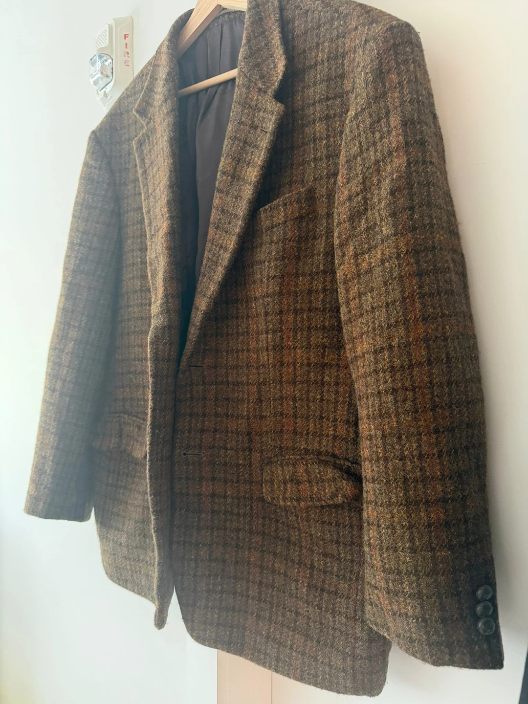 Brown Plaid Blazer