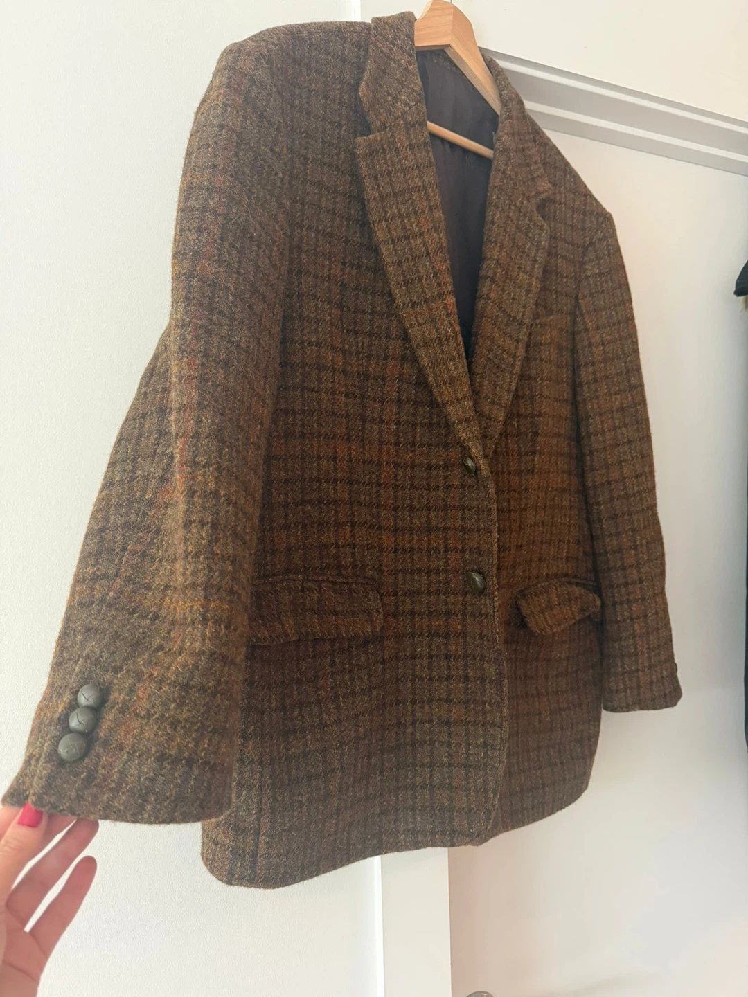 Brown Plaid Blazer - photo 2