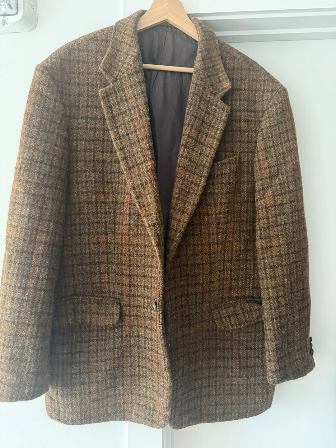 Brown Plaid Blazer - photo 3