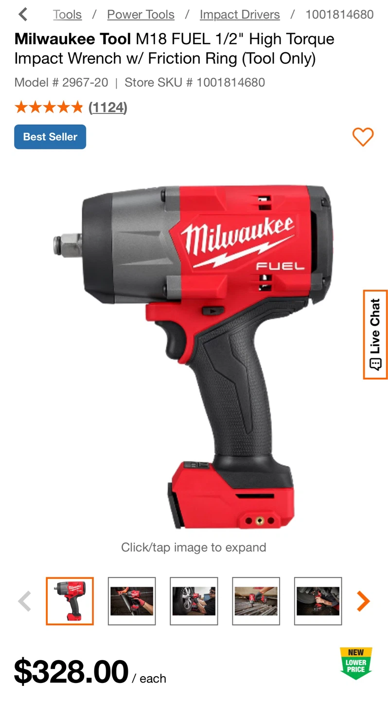 Milwaukee M18 FUEL 1/2" High Torque Impact Wrench - photo 3