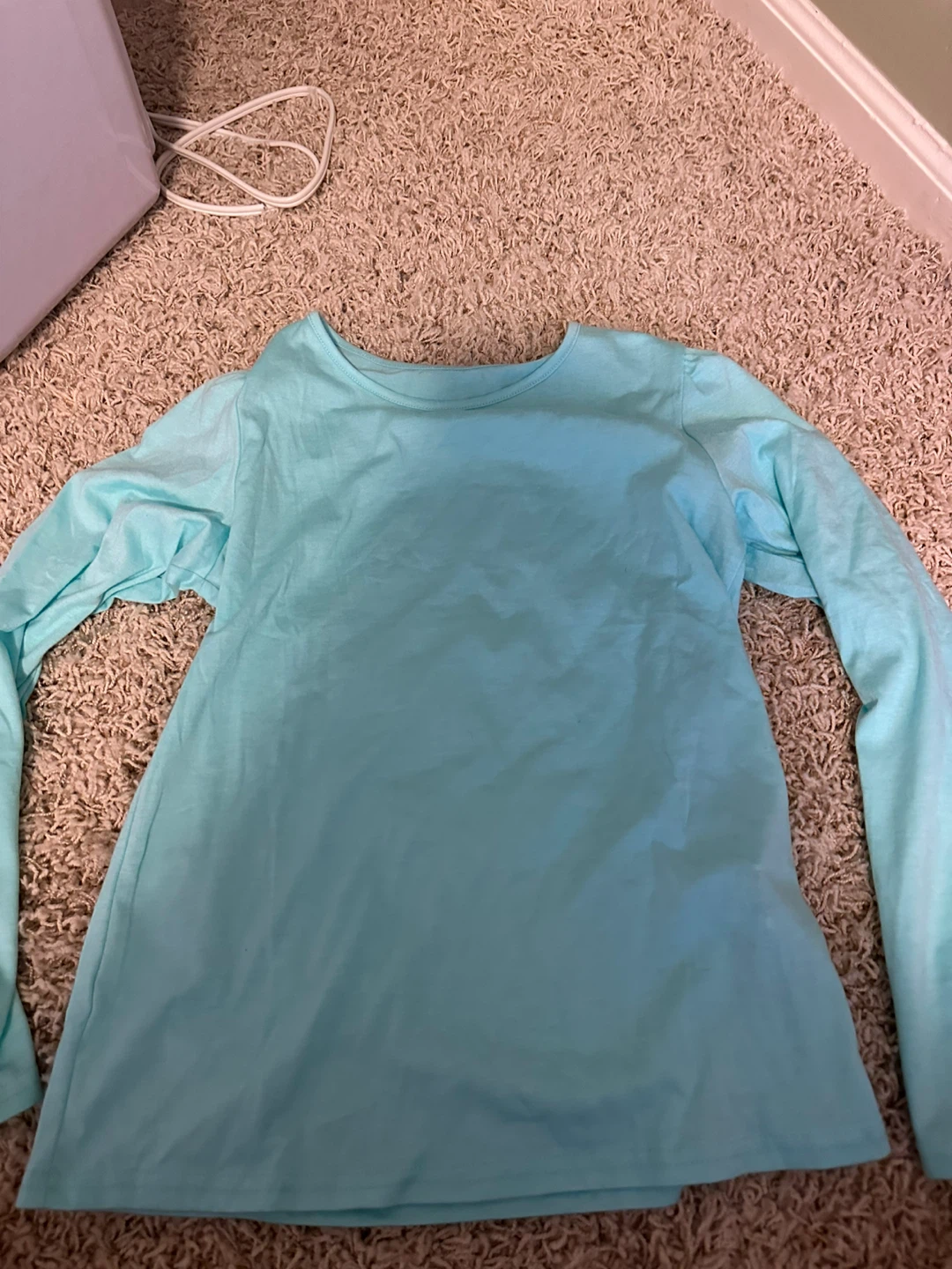 Aqua Long Sleeve T-Shirt