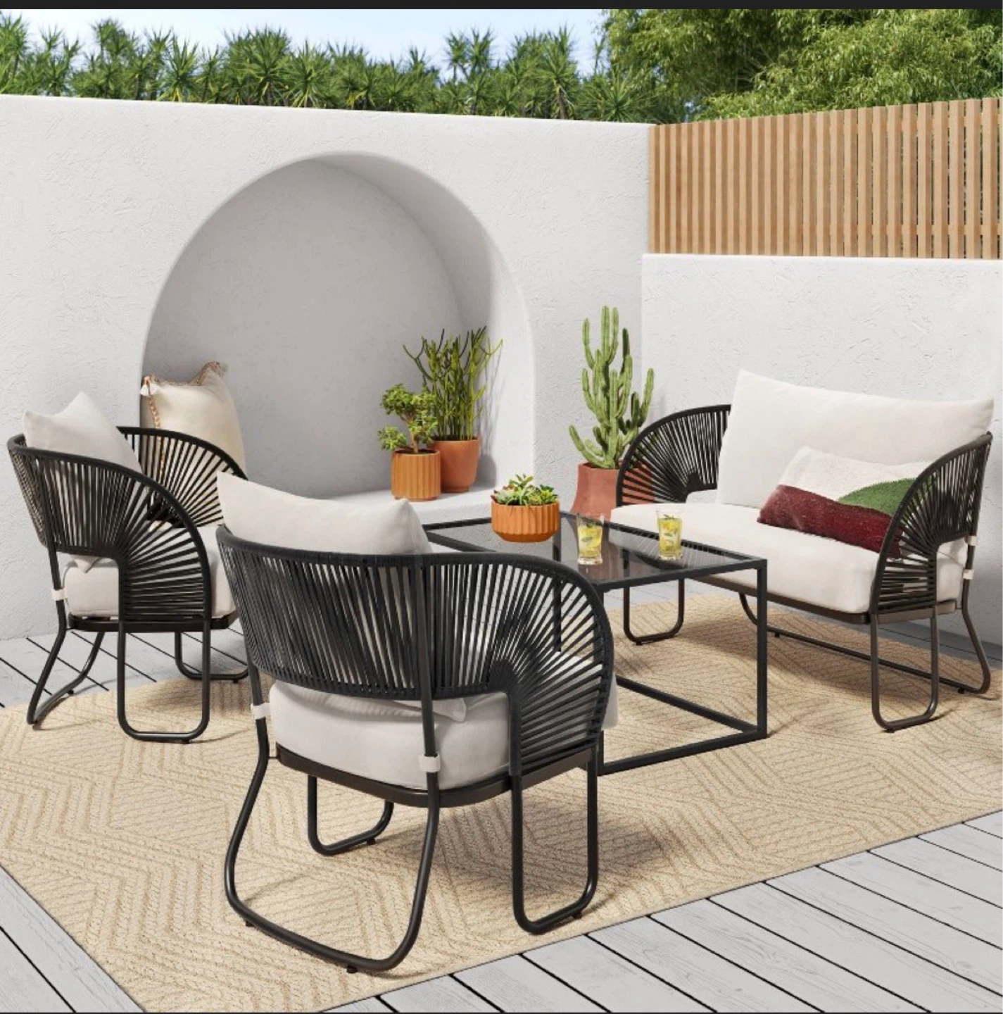 Threshold Mackworth Patio Club Chairs (2 Piece Set)