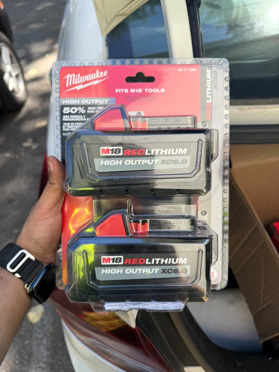 Milwaukee M18 REDLITHIUM HIGH OUTPUT XC6.0 Battery 2-Pack