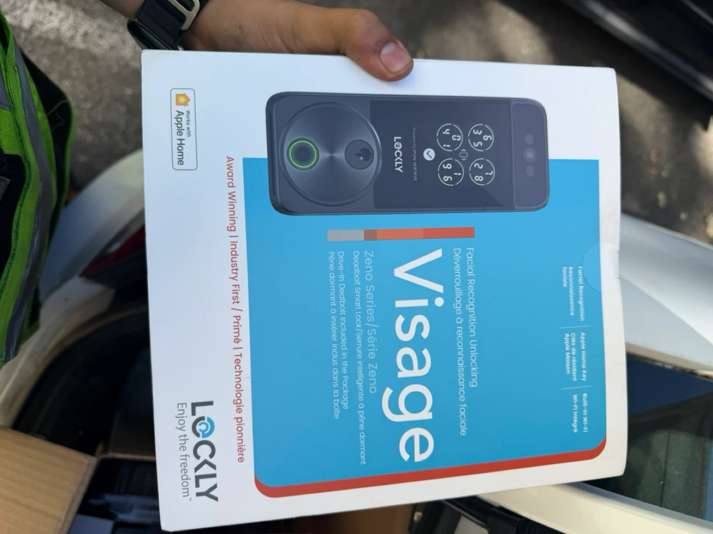 Lockly Visage Facial Recognition WiFi Smart Lock - Matte Black