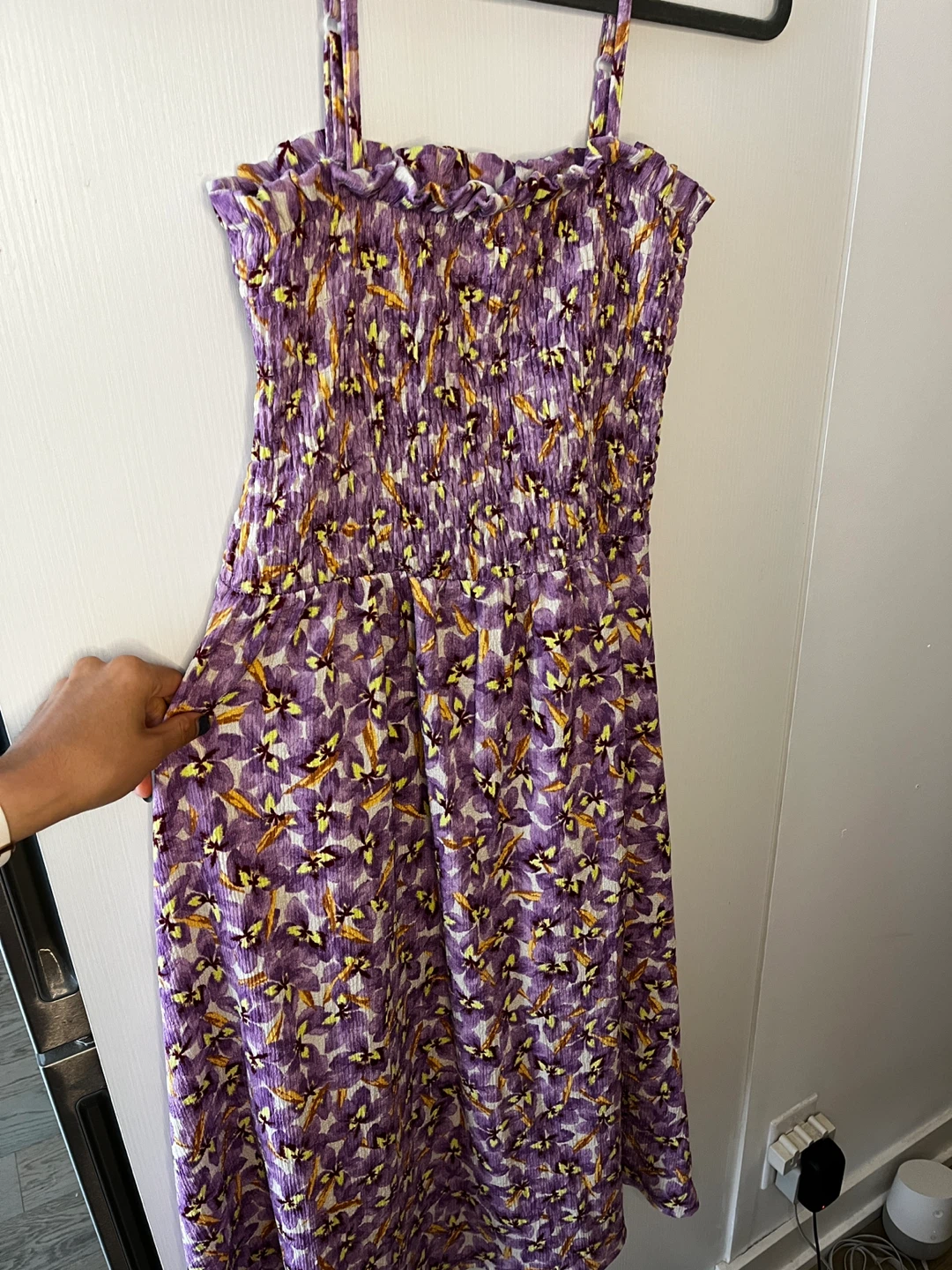 H&M Purple Floral Midi Dress (L)⚽️ - photo 2