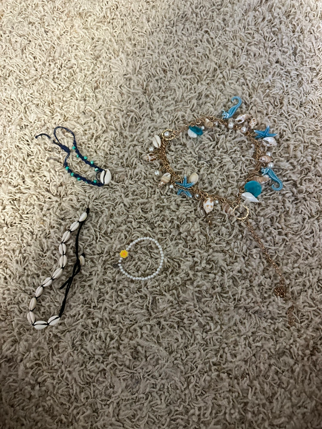 Beach Themed Bracelets Set