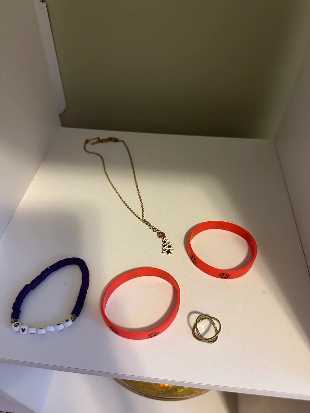 Jewelry Bundle: Necklace, Bracelets, and Ring