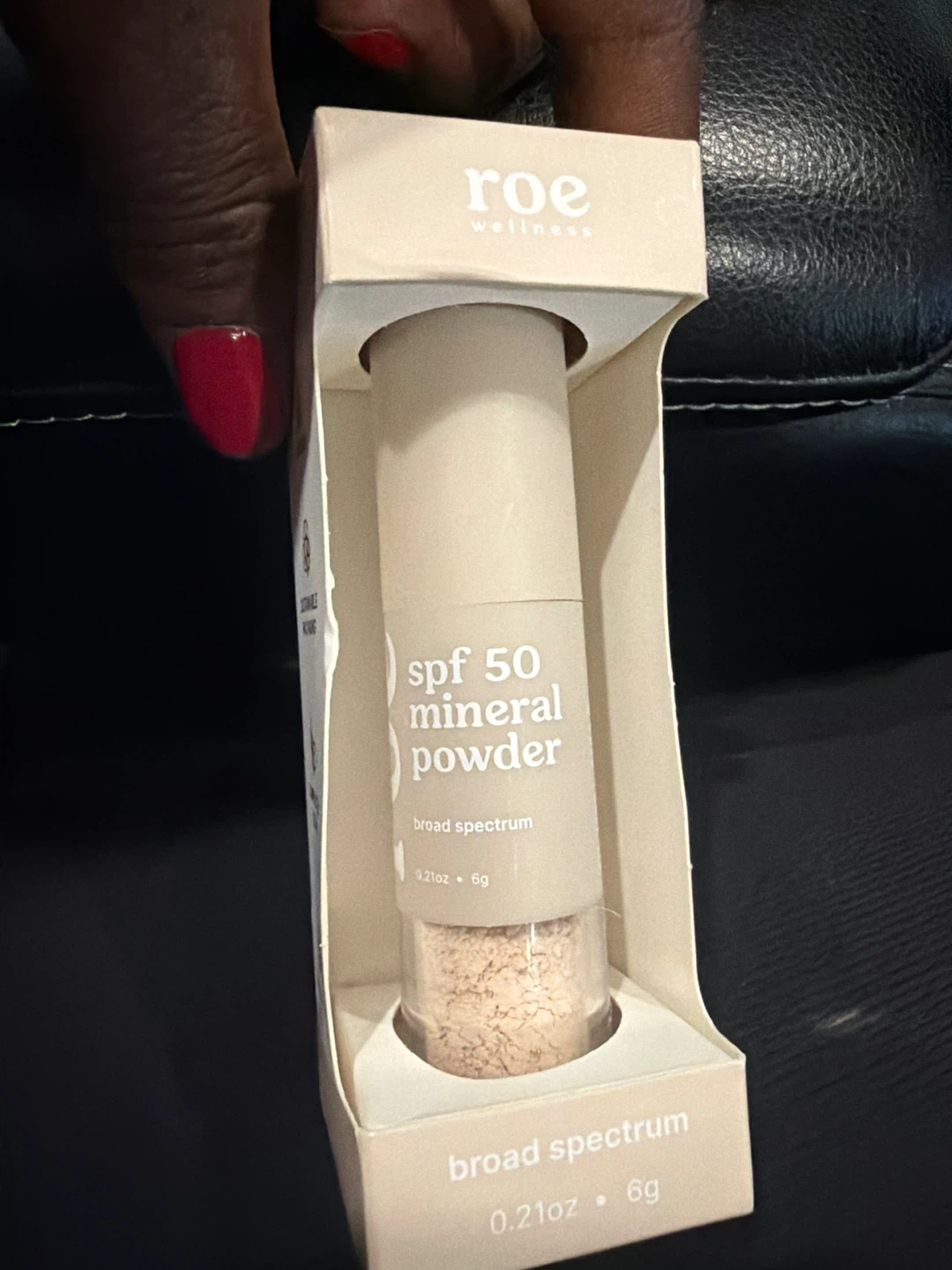 Roe Wellness SPF 50 Mineral Powder Broad Spectrum Sunscreen 6g
