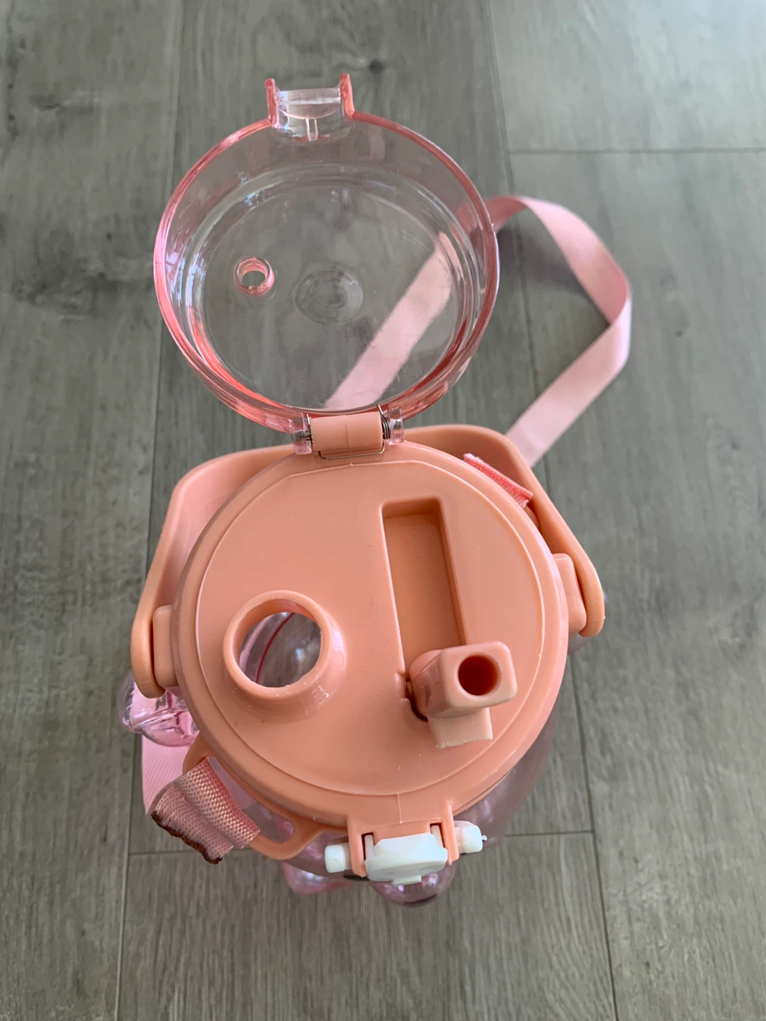 Pink Fun Smile Bear Water Bottle ⚽️ - photo 3