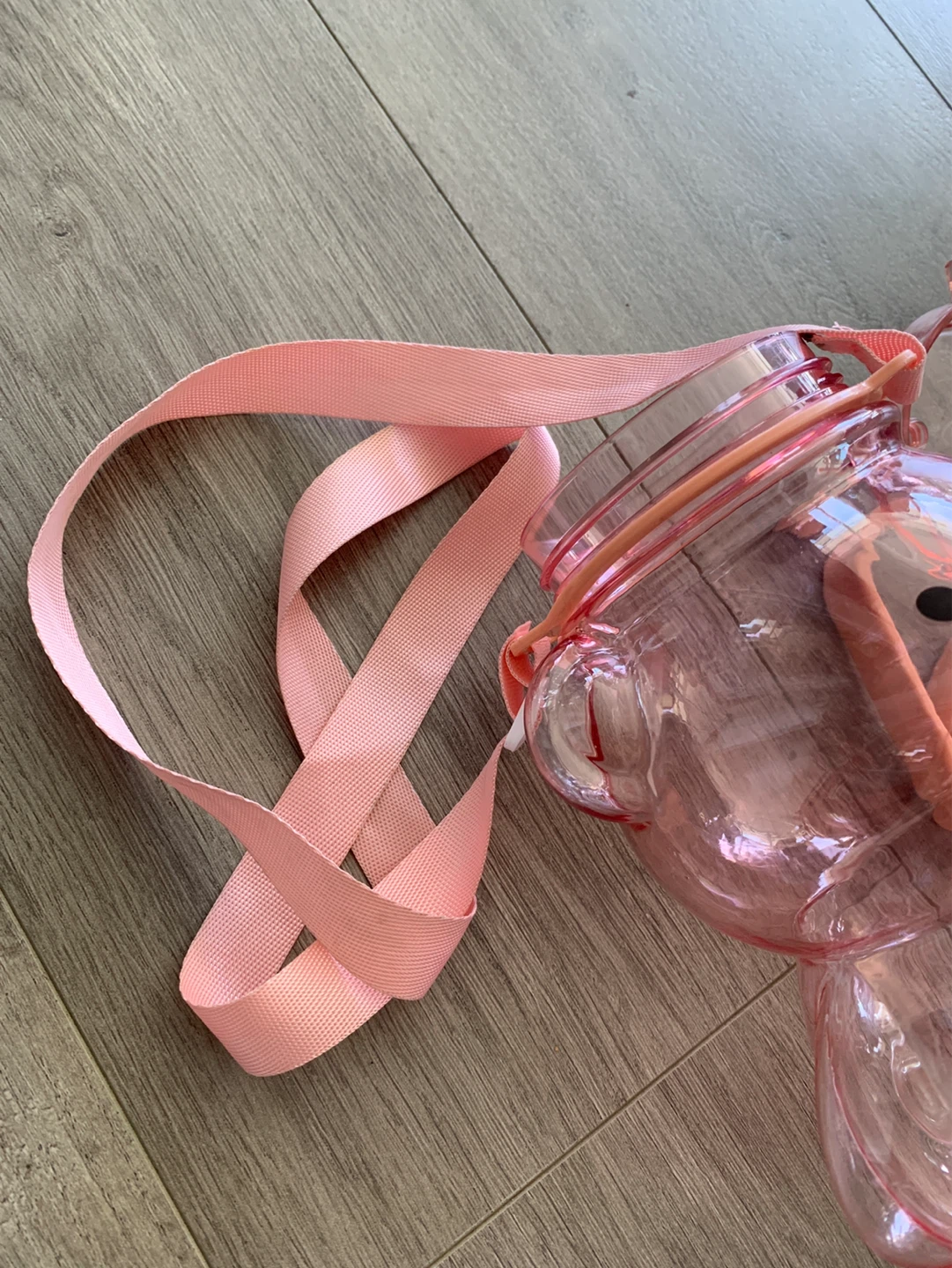 Pink Fun Smile Bear Water Bottle ⚽️ - photo 4