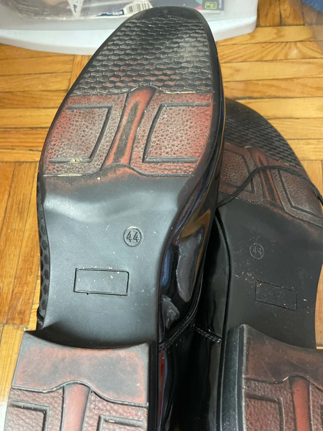 Men's Black Patent Leather Dress Shoes ⚽️ - photo 4