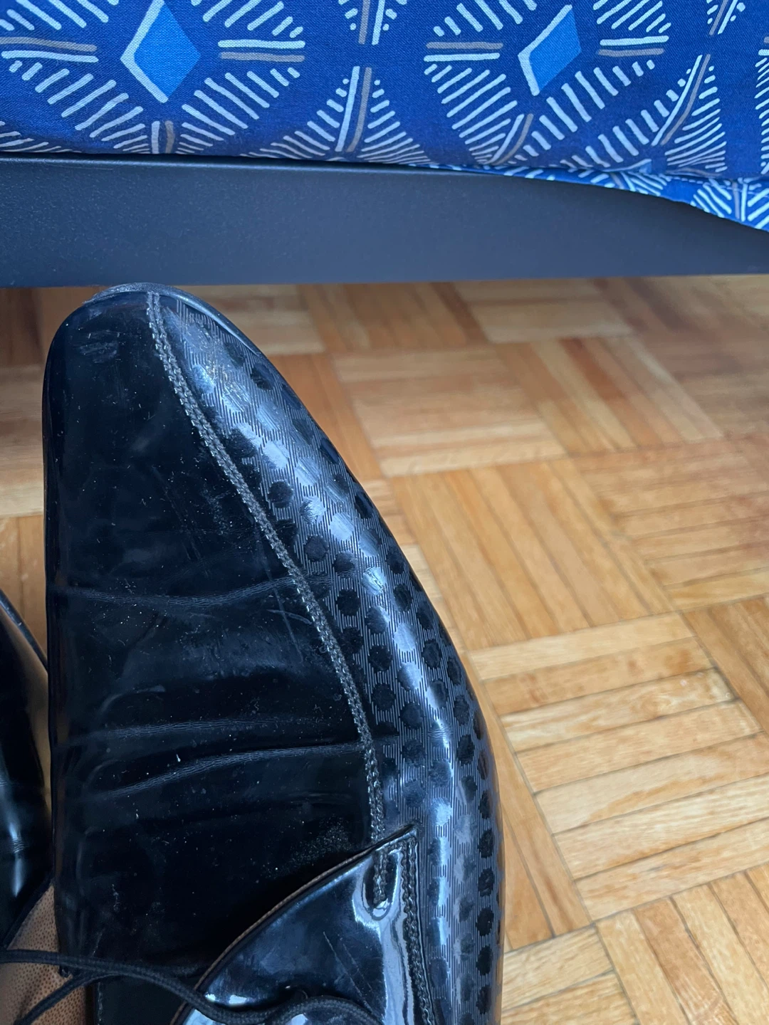 Men's Black Patent Leather Dress Shoes ⚽️ - photo 2