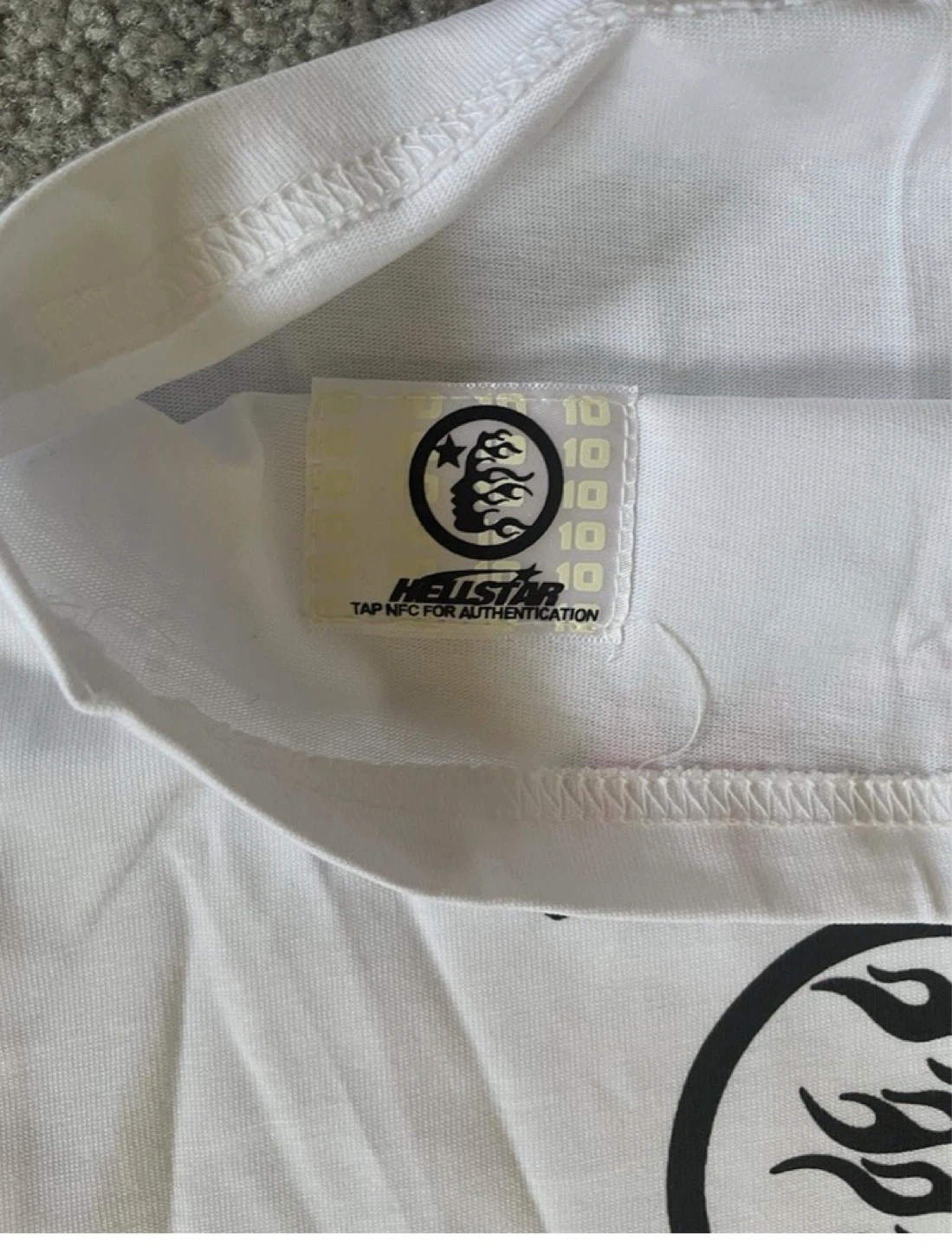 Hellstar Records White T-Shirt Size M - photo 4