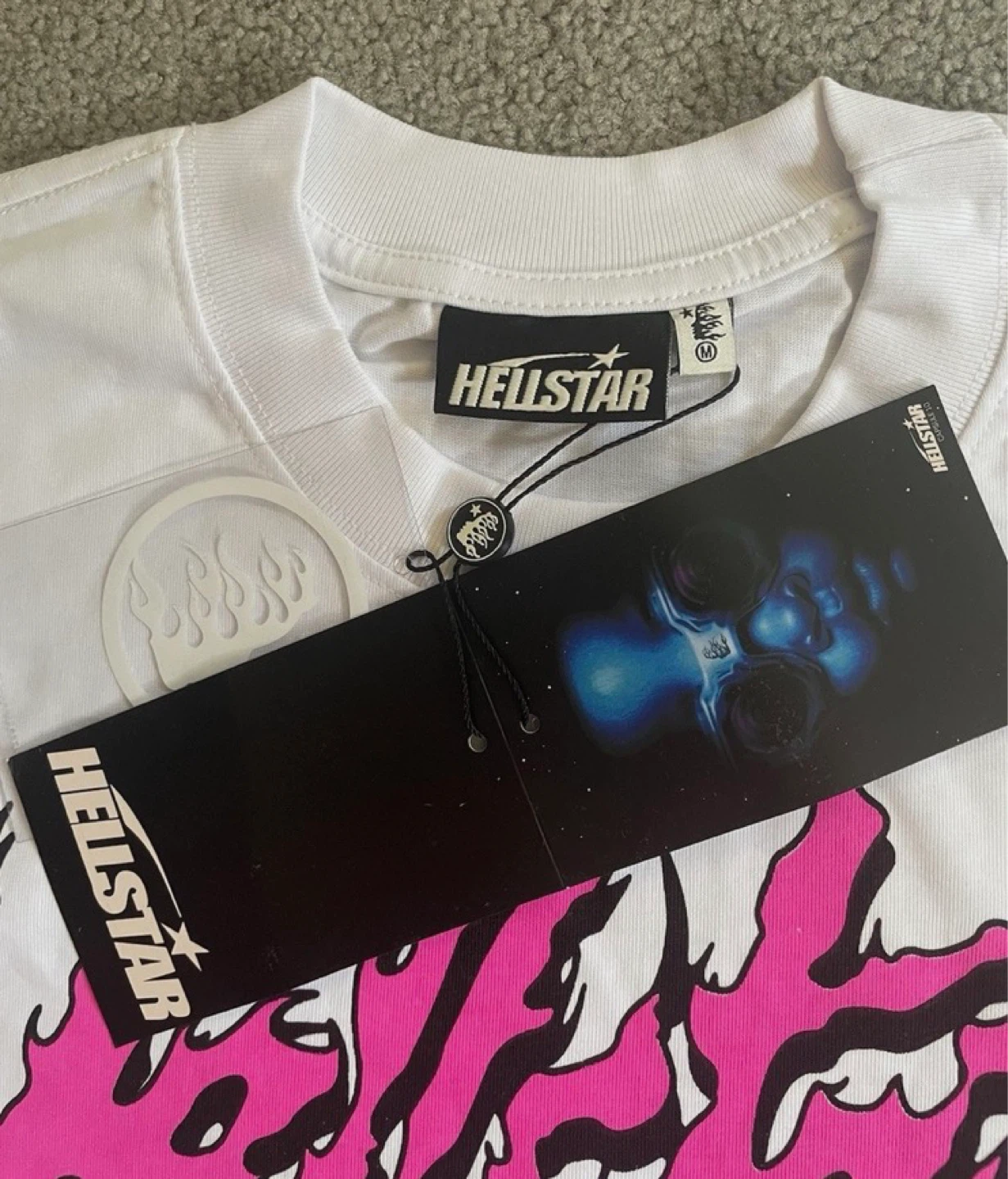 Hellstar Records White T-Shirt Size M - photo 3