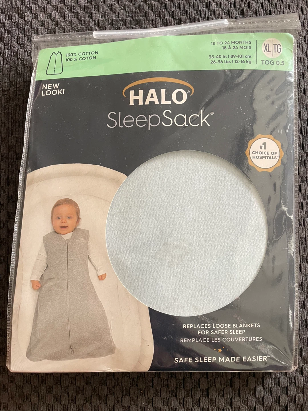⚽️ HALO SleepSack XL (18-24 Months) Wearable Blanket