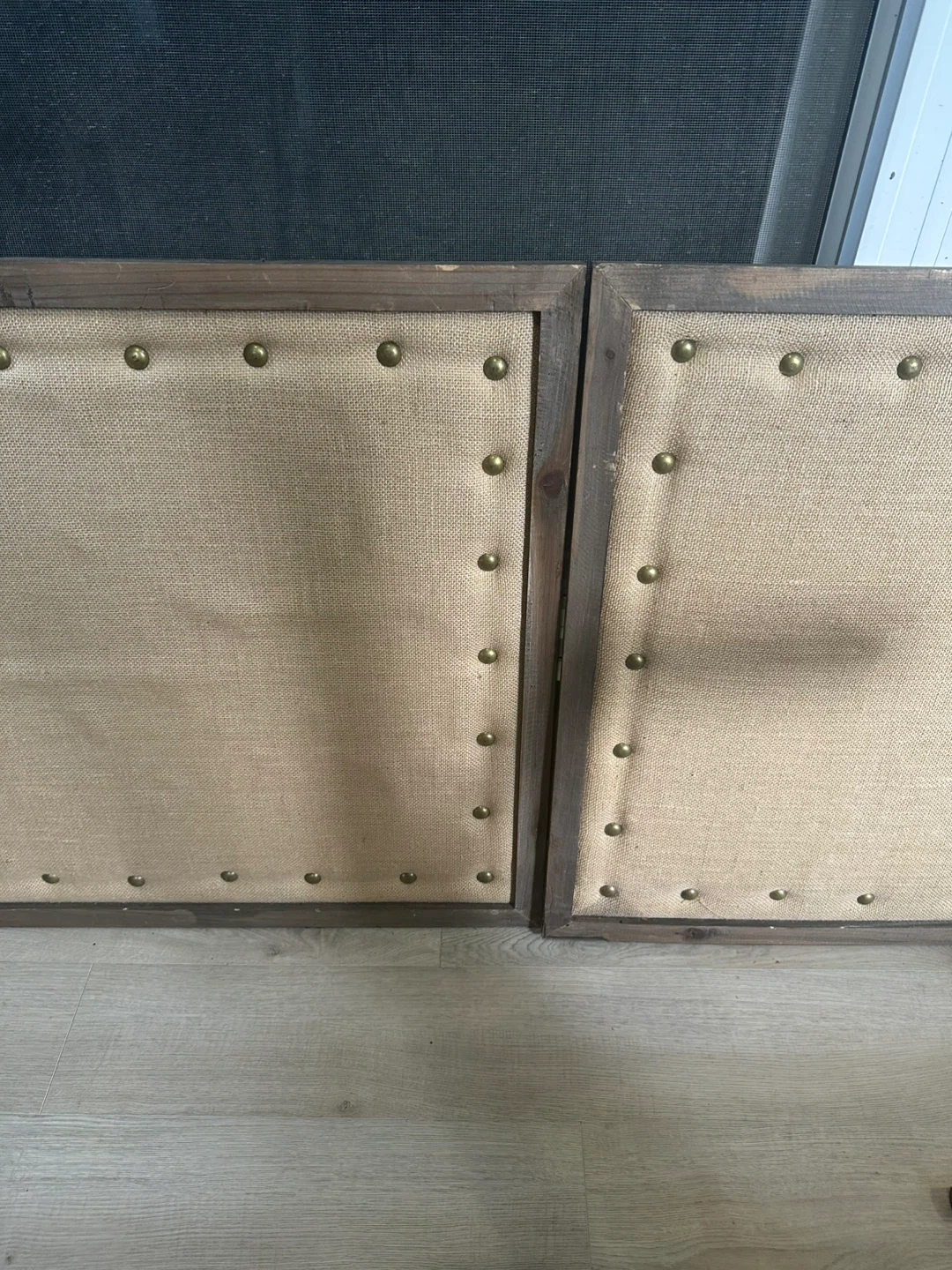 Decorative Fabric Panel with Studs
