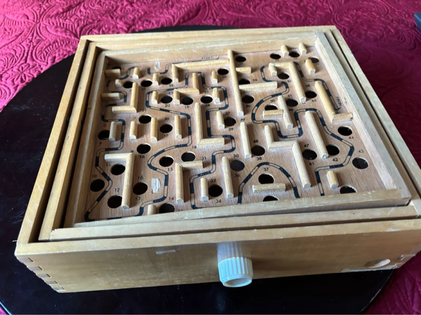 Wooden Marble Maze Game - photo 3