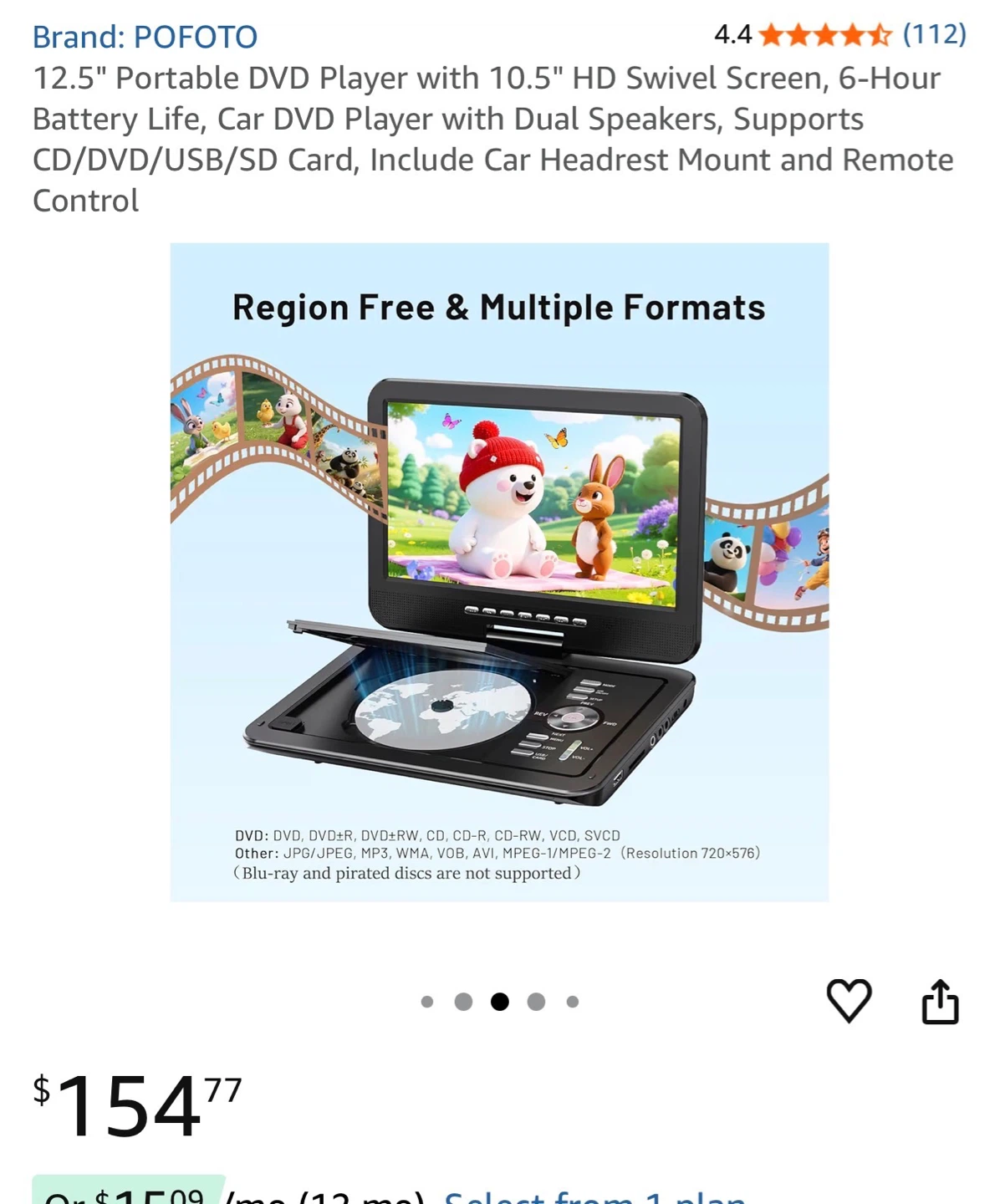 Portable DVD Player Model PD10 - photo 5