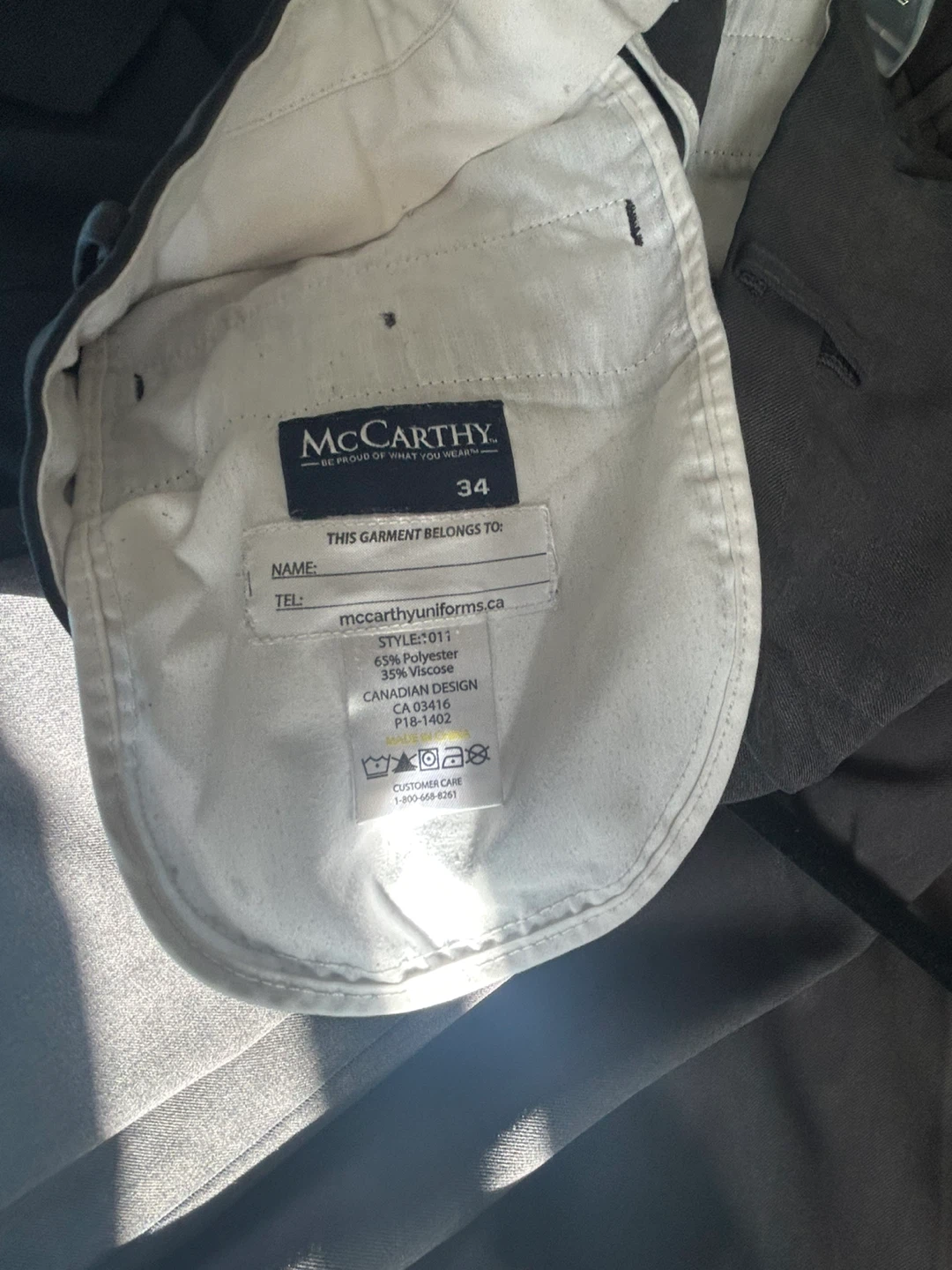 McCarthy Uniforms bundle Marshall McLuhan CSS Men - photo 3