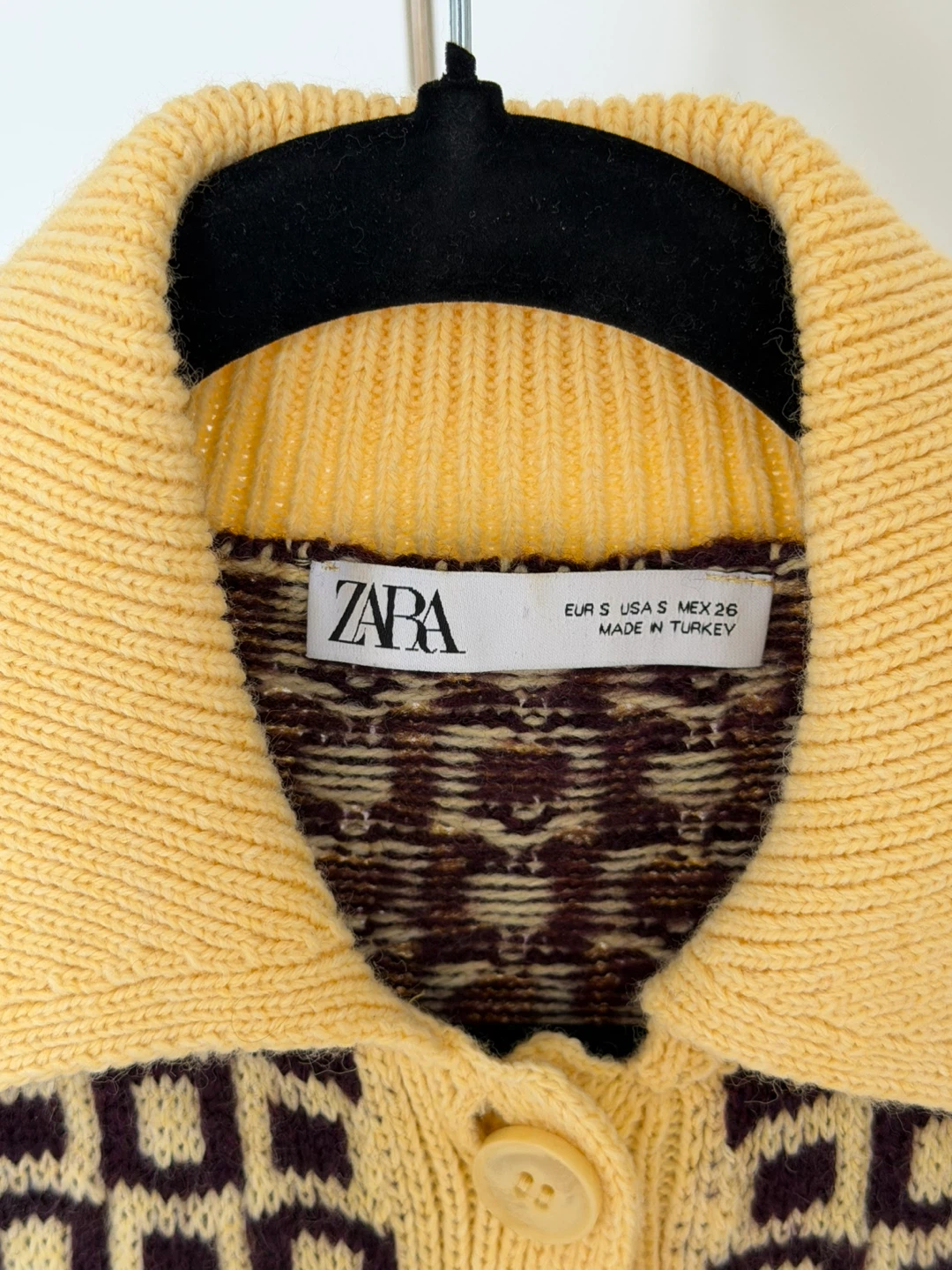 ZARA Geometric Jacquard Knit Sweater - photo 3