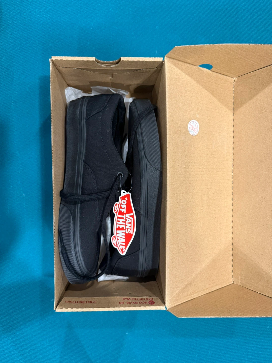 Vans Off The Wall Black Canvas Shoes