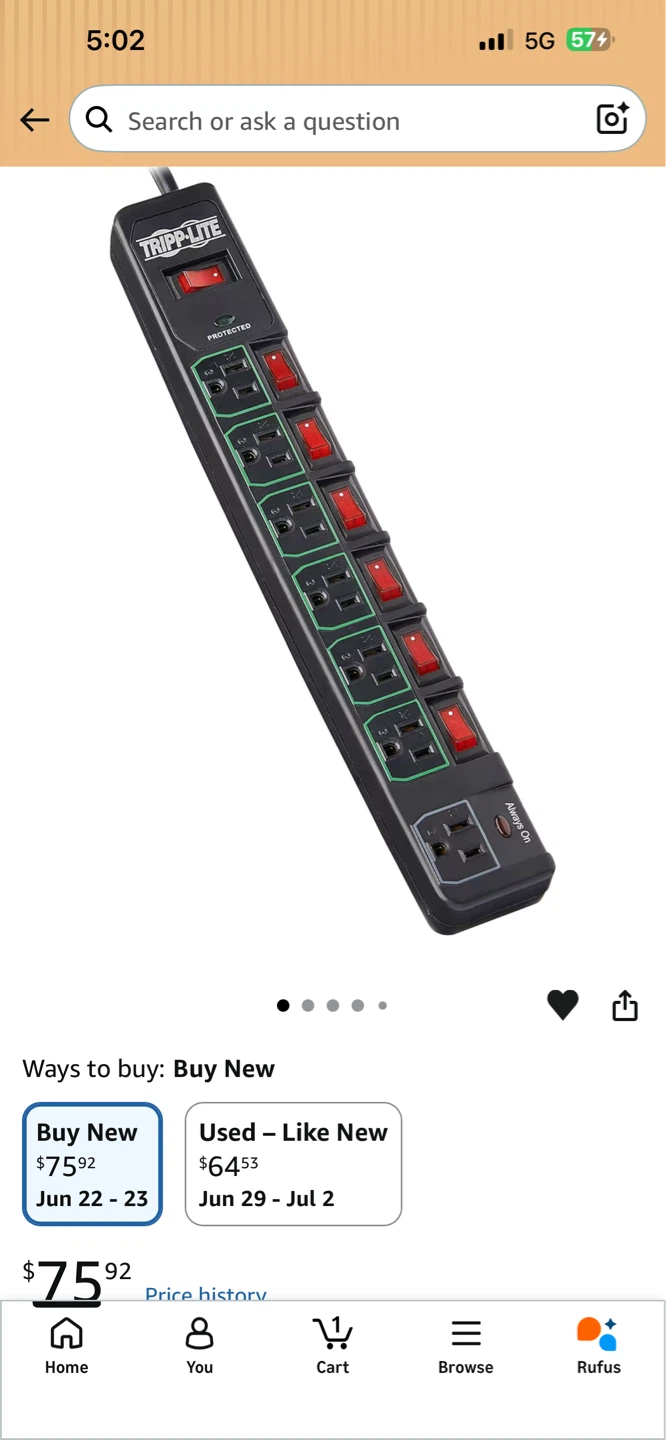 Tripp Lite ECO-Surge Power Strip