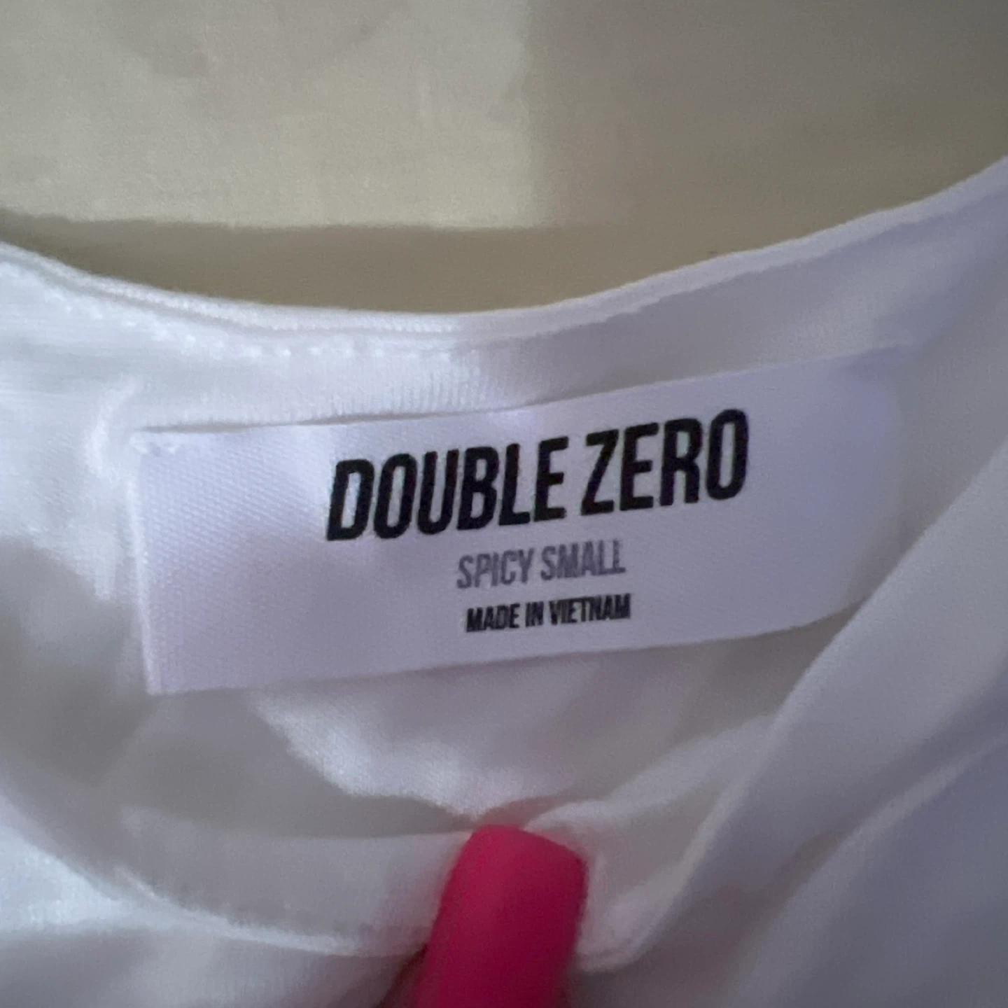 DOUBLE ZERO White Bodysuit - Spicy Small - photo 2